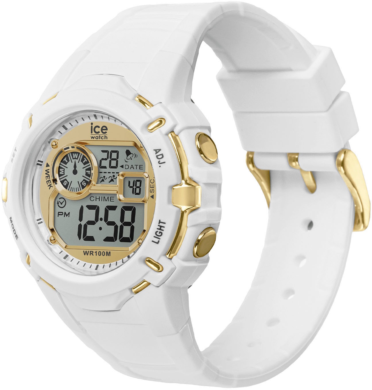 ice-watch Chronograph »ICE digit explorer - Small«, Quarzuhr, Armbanduhr, digital, Geschenkidee, Jugendliche