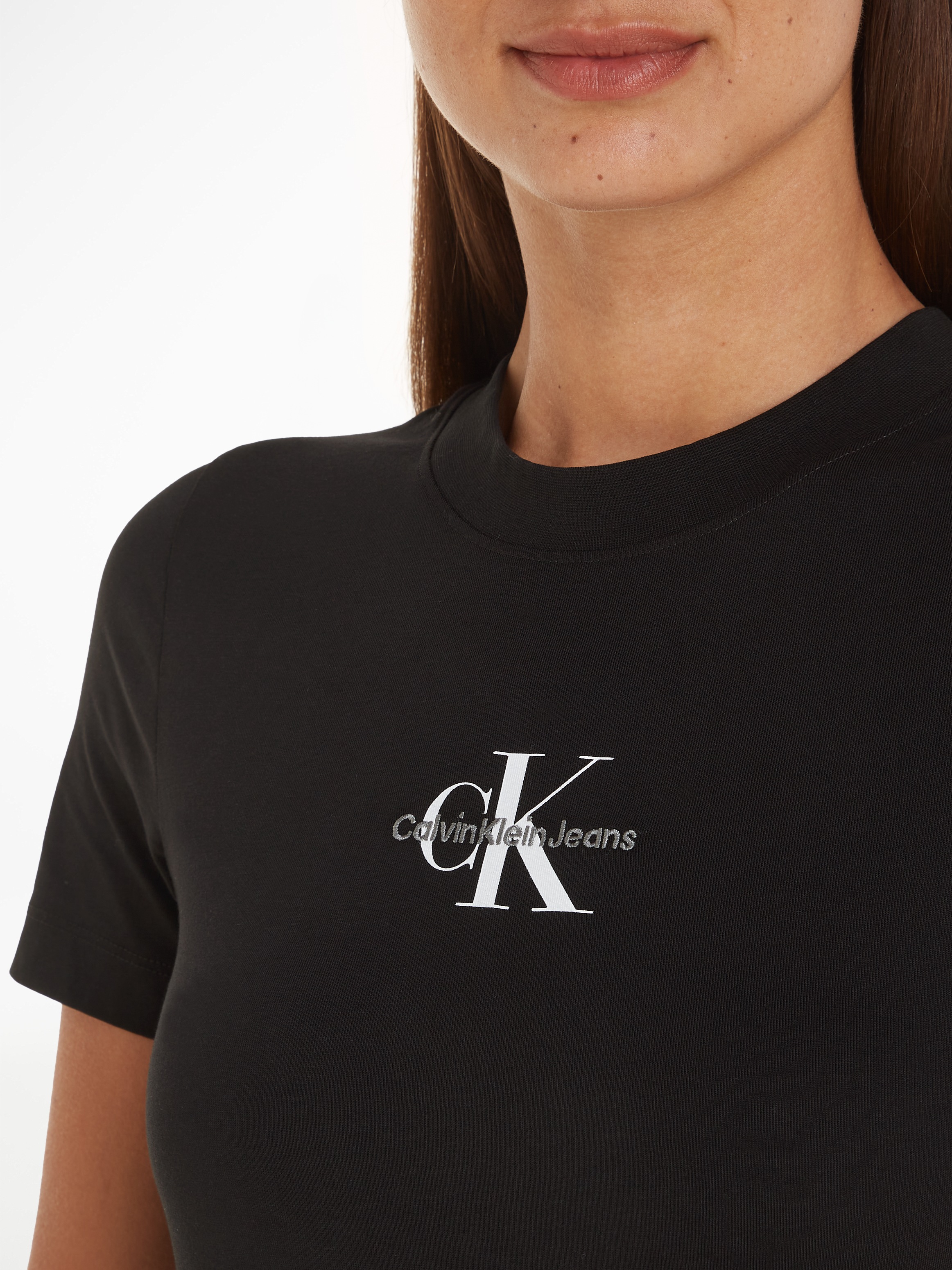SLIM »MONOLOGO TEE«, bestellen | T-Shirt BAUR Logodruck Jeans FIT Calvin Klein mit online