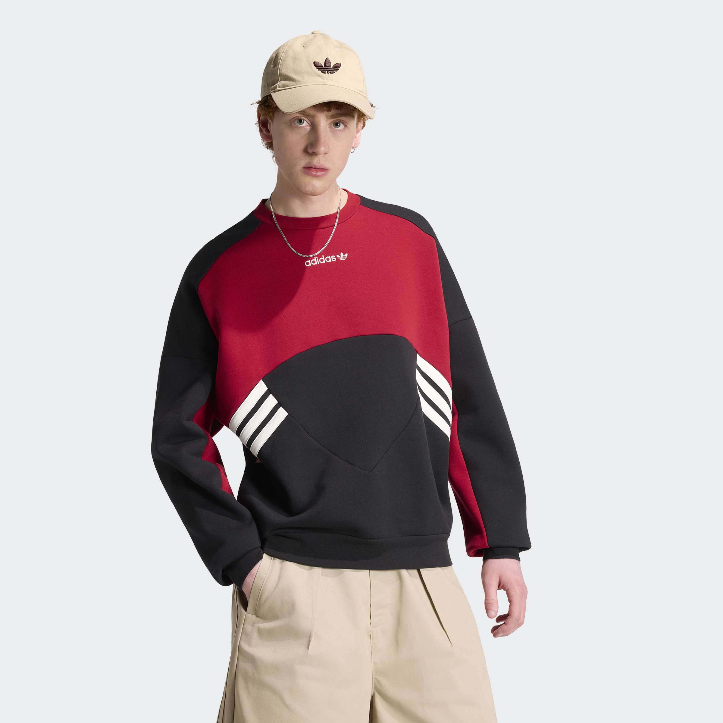 adidas Originals Sweatshirt "MUNICH 93 RUNDHALS", mit angesetzten Bündchen an Ärmel- und Rumpfabschluss