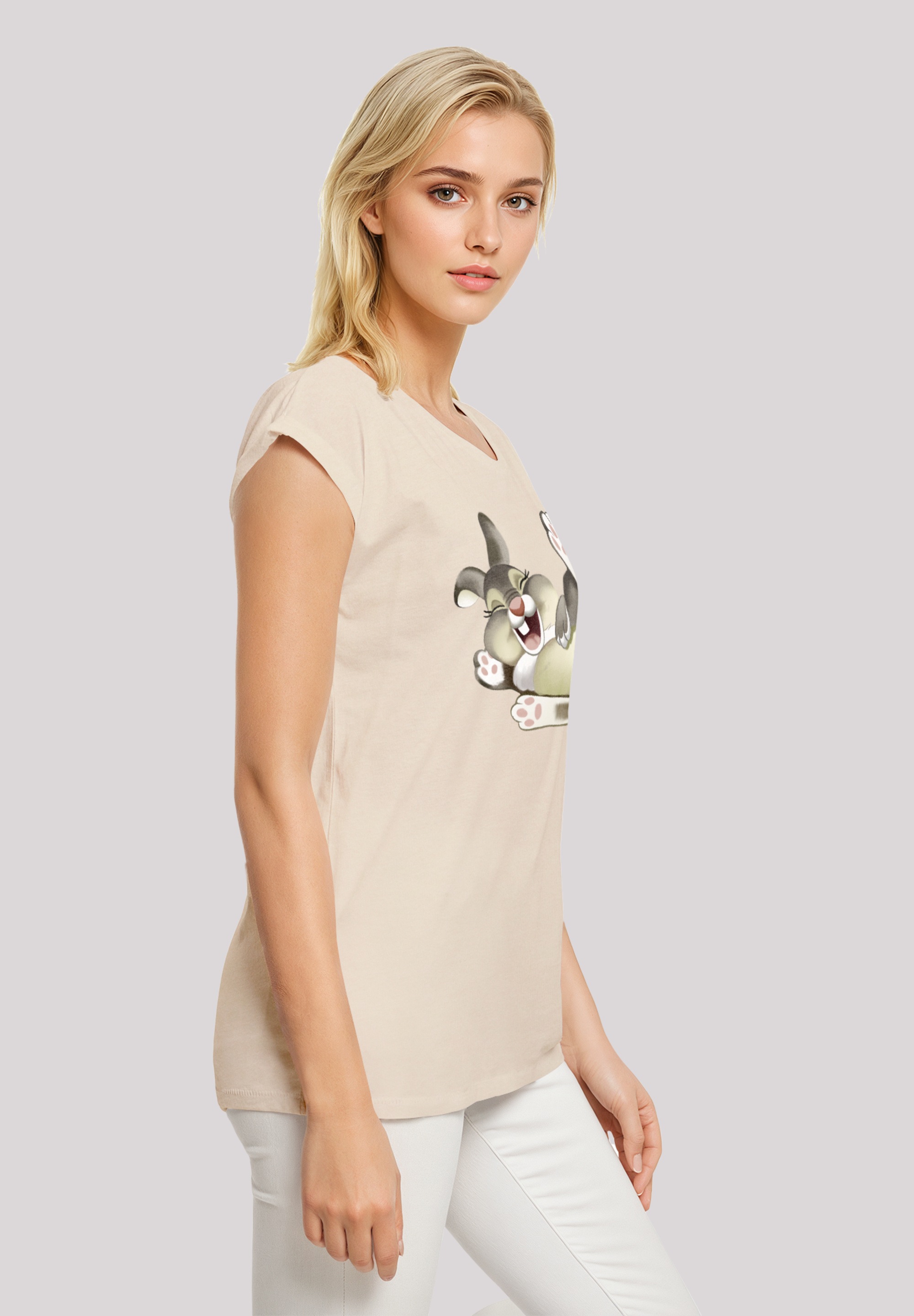 F4NT4STIC T-Shirt »Disney Bambi Thumper Cute Laughing«, Premium Qualität