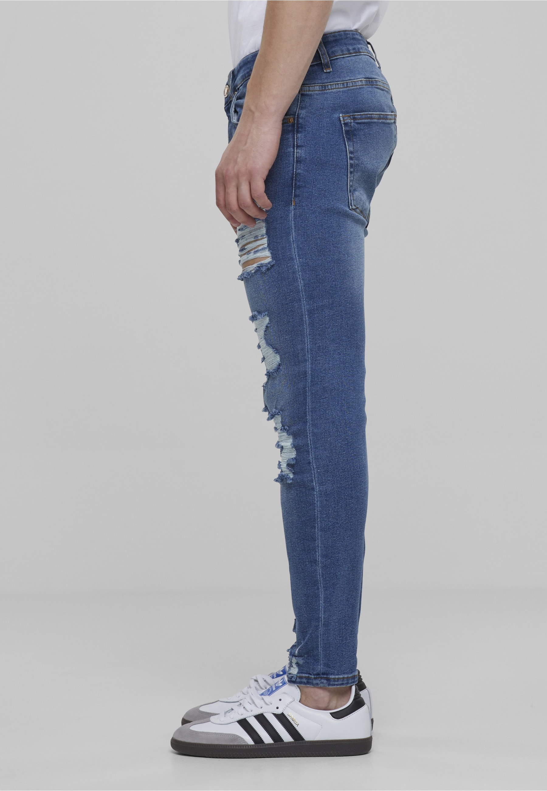 2Y Premium Bequeme Jeans »2Y Premium Herren 2Y Skinny Fit Destroyed Jeans«