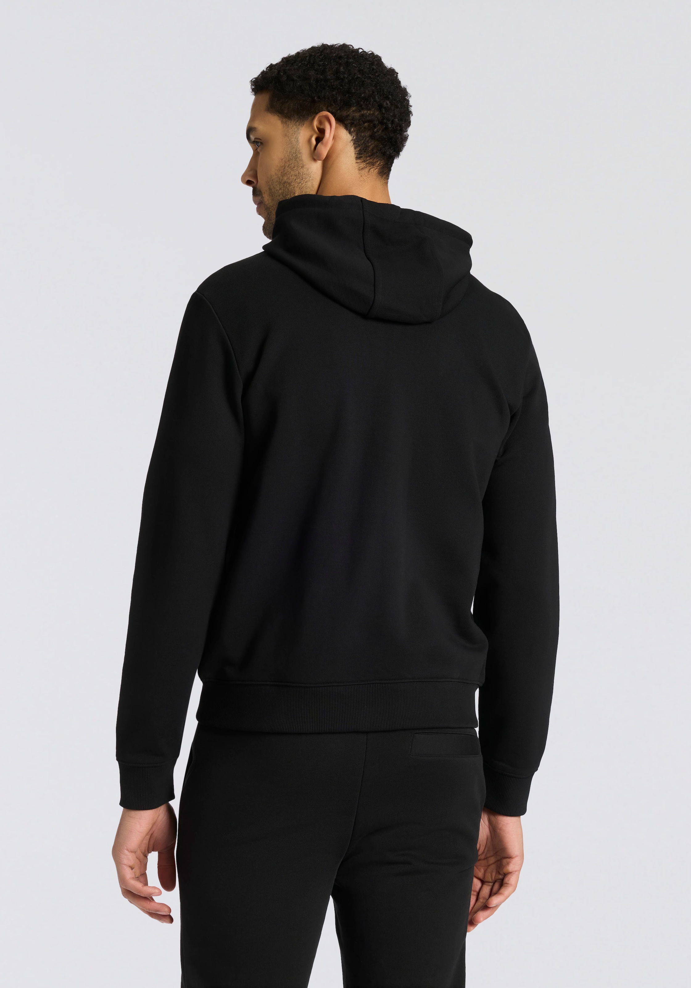 HUGO Kapuzensweatjacke »Daple« Kapuze mit Kordelzug, Regular Fit, HUGO Weblabel