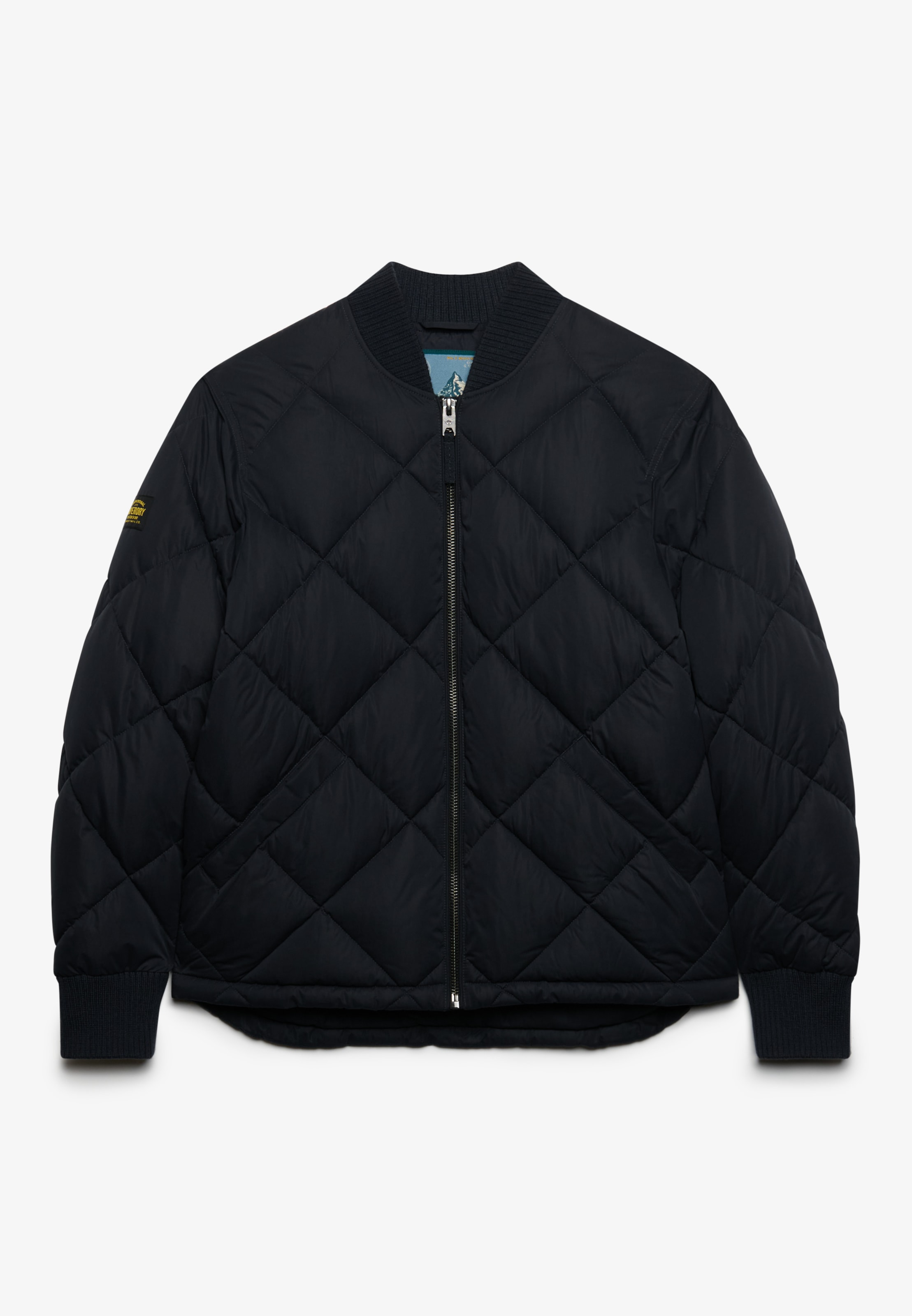 Superdry Steppjacke »DIAMOND QUILT JACKET« Regular Fit, mit Reißverschluss, aus Polyester und Kunstfaser