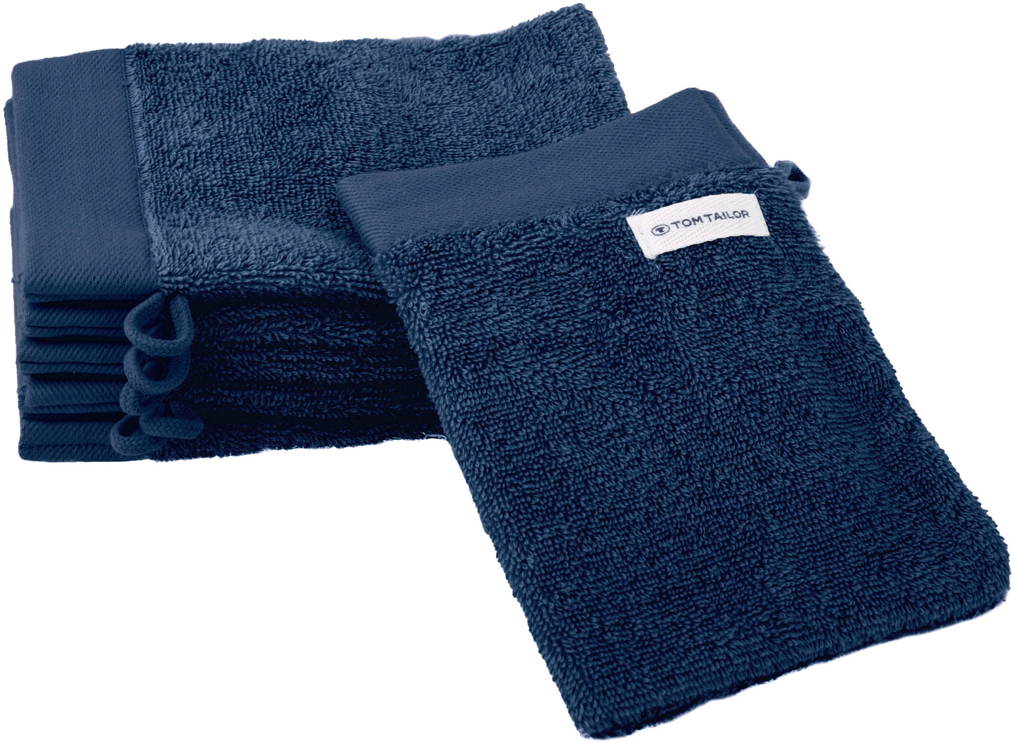 TOM TAILOR HOME Waschhandschuh »Waschhandschuh COLOR BATH«, (6 St., 6er Set Waschhandschuhe 16 x 21 cm)