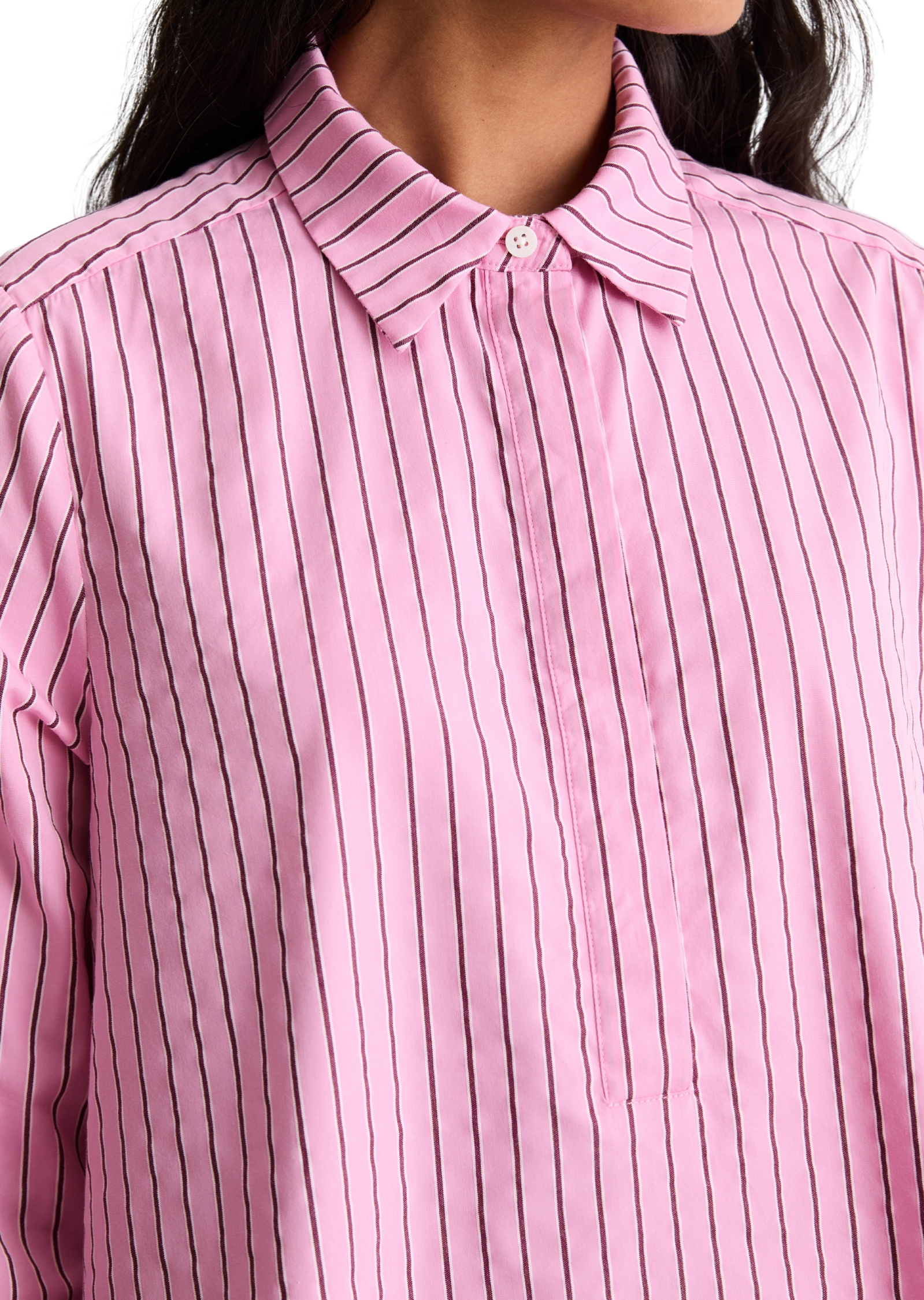 Marc O'Polo DENIM Hemdblusenkleid »aus Organic Cotton-Lyocell-Mix«