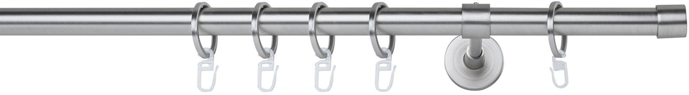 mydeco Gardinenstange »20mm Cap Wandträger 14 cm«, 1 läufig-läufig, Fixmaß