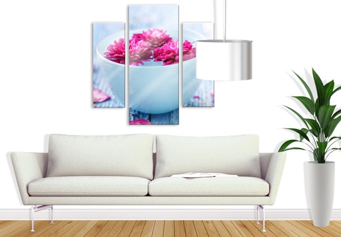 »Badezimmer 3 St.) bestellen Mehrteilige Wellness Bilder BAUR | (3-teilig)«, Wall-Art (Set,