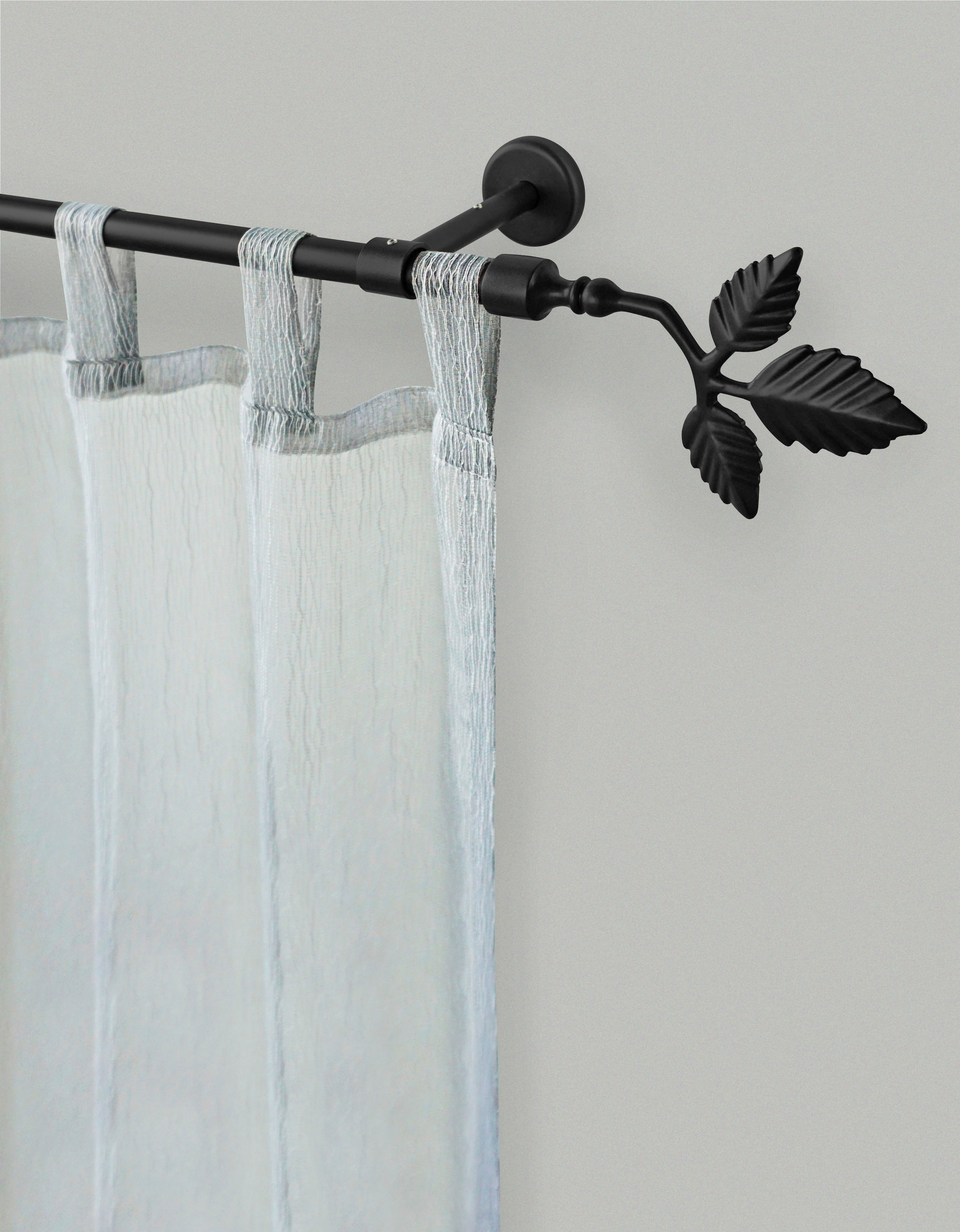 GARESA Gardinenstange "SHEET" Ø 16 mm 1 läufig-läufig Wunschmaßlänge;Träger günstig online kaufen