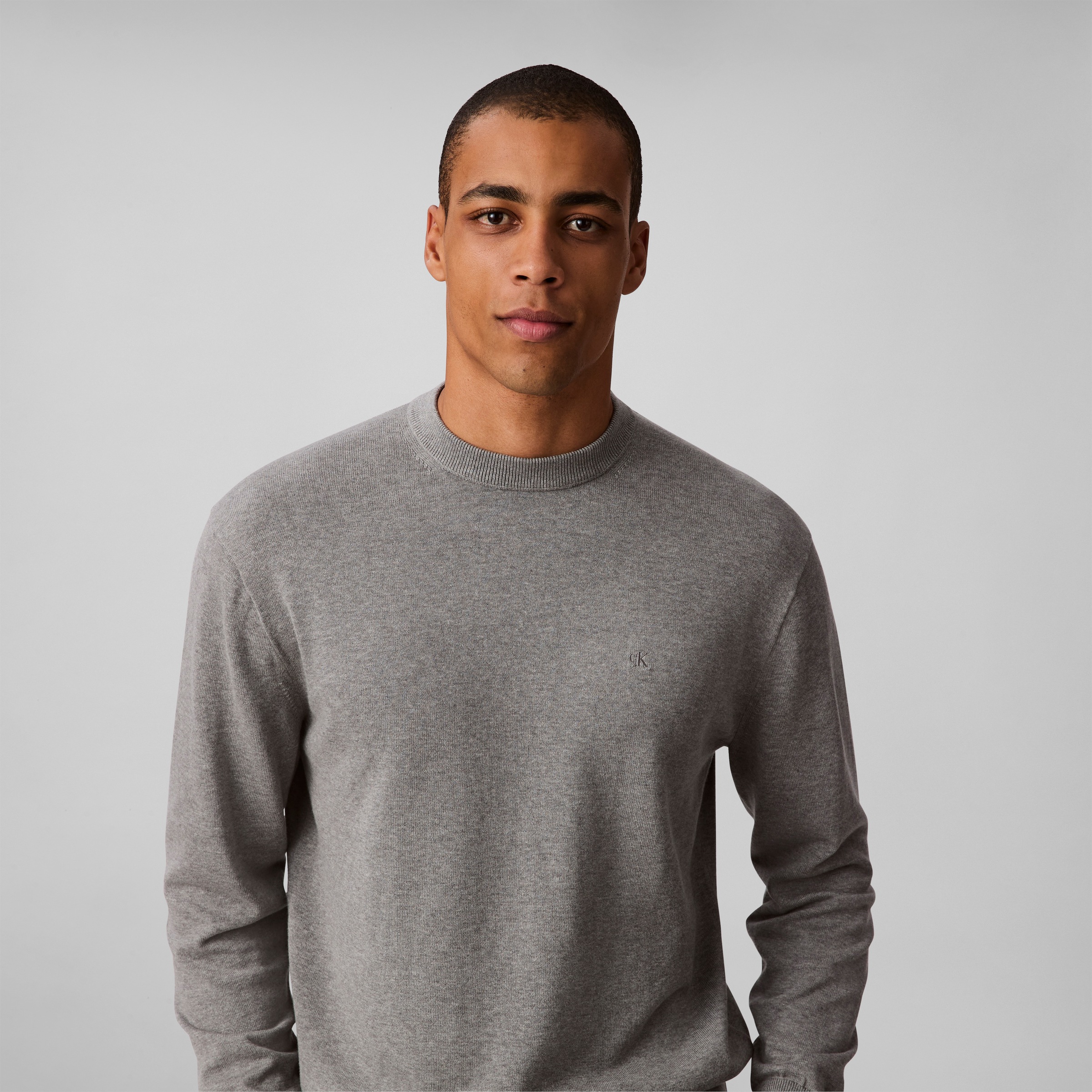 Calvin Klein Jeans Strickpullover "LS EZ COTTON CREWNK SWEATER 12GG", Mit R günstig online kaufen