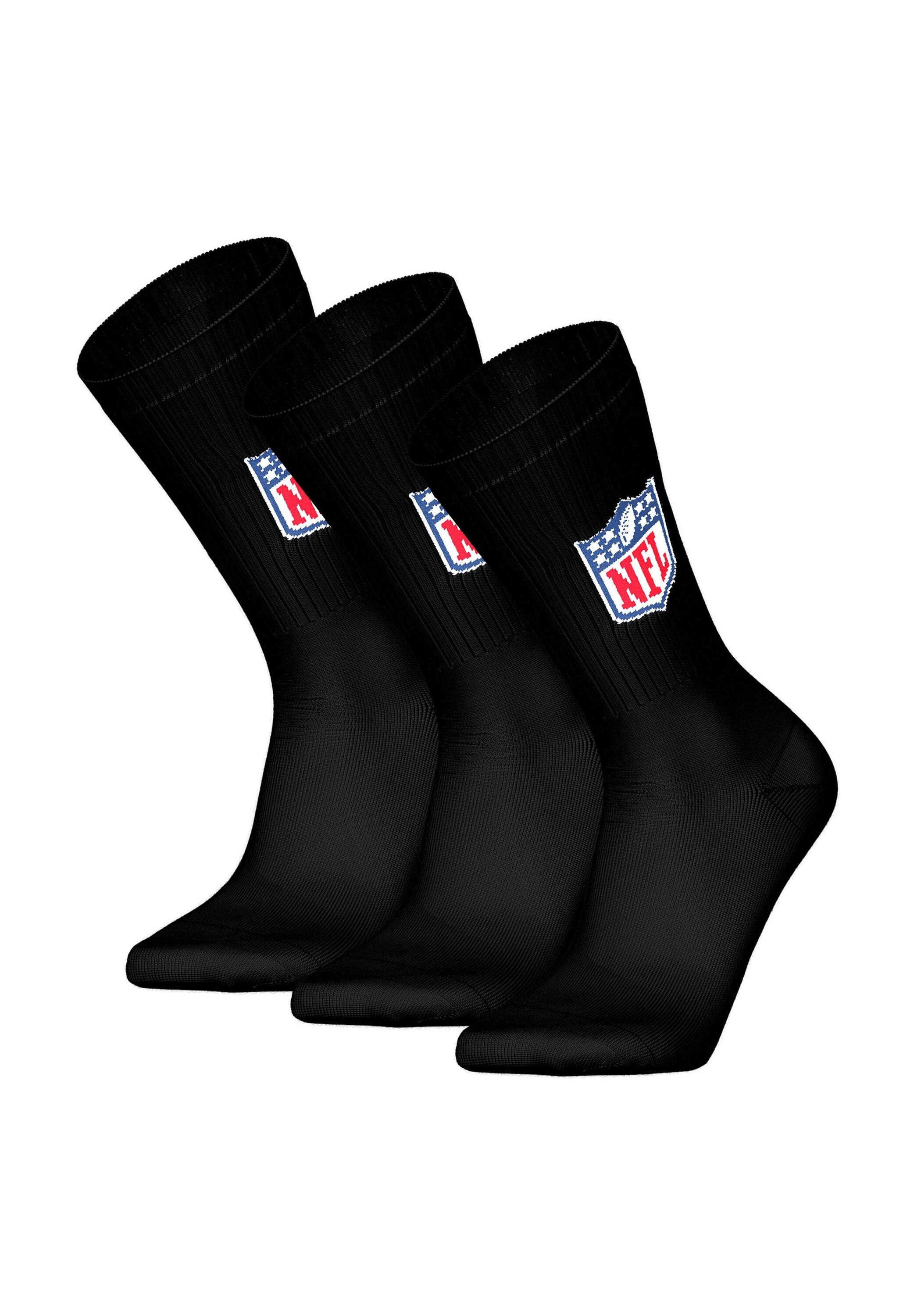 NFL Kurzsocken "Socken NFL SHIELD 3Pack Crew Socks 3er Pack"