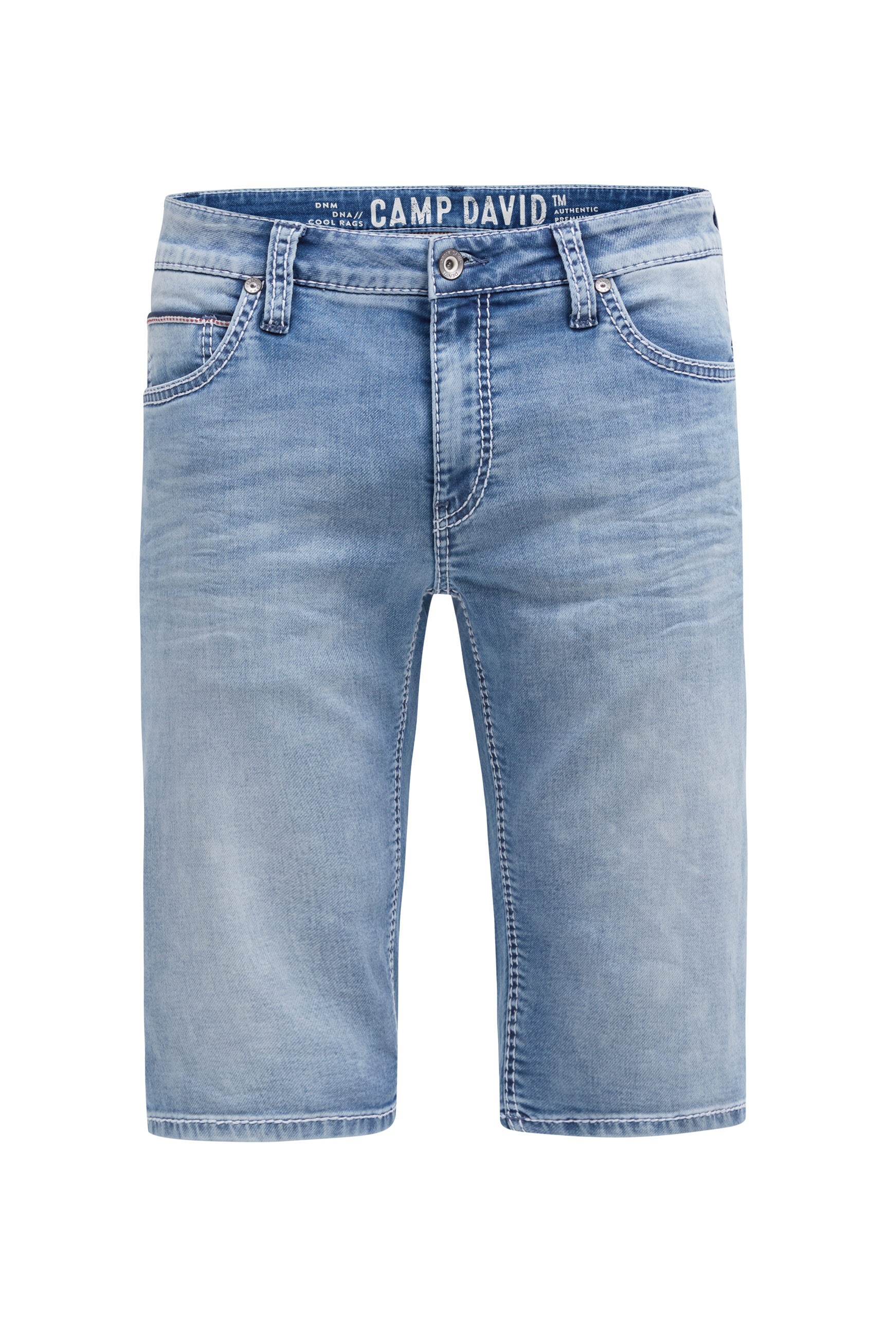CAMP DAVID Jeansshorts mit Turn-Up Saum