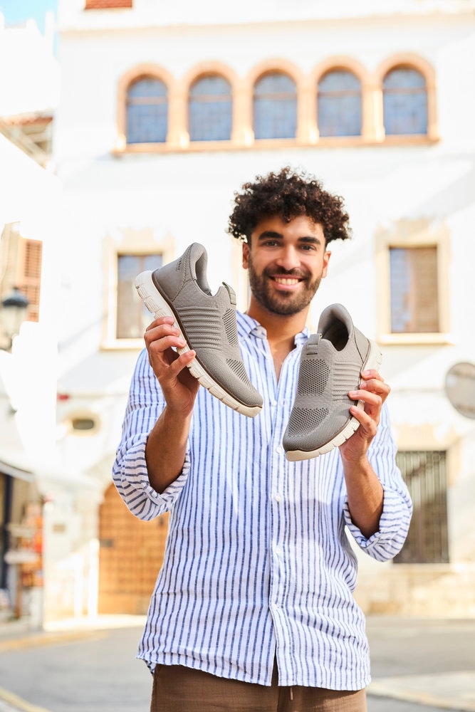 Rieker Slip-On Sneaker, Schlupfschuh, Freizeitslipper, Halbschuh mit gepolsterter Ferse