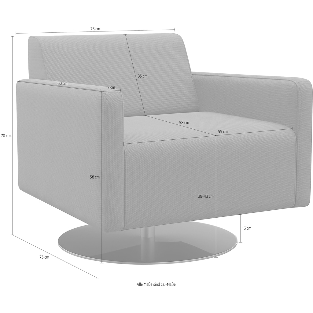 machalke® Drehsessel »single«