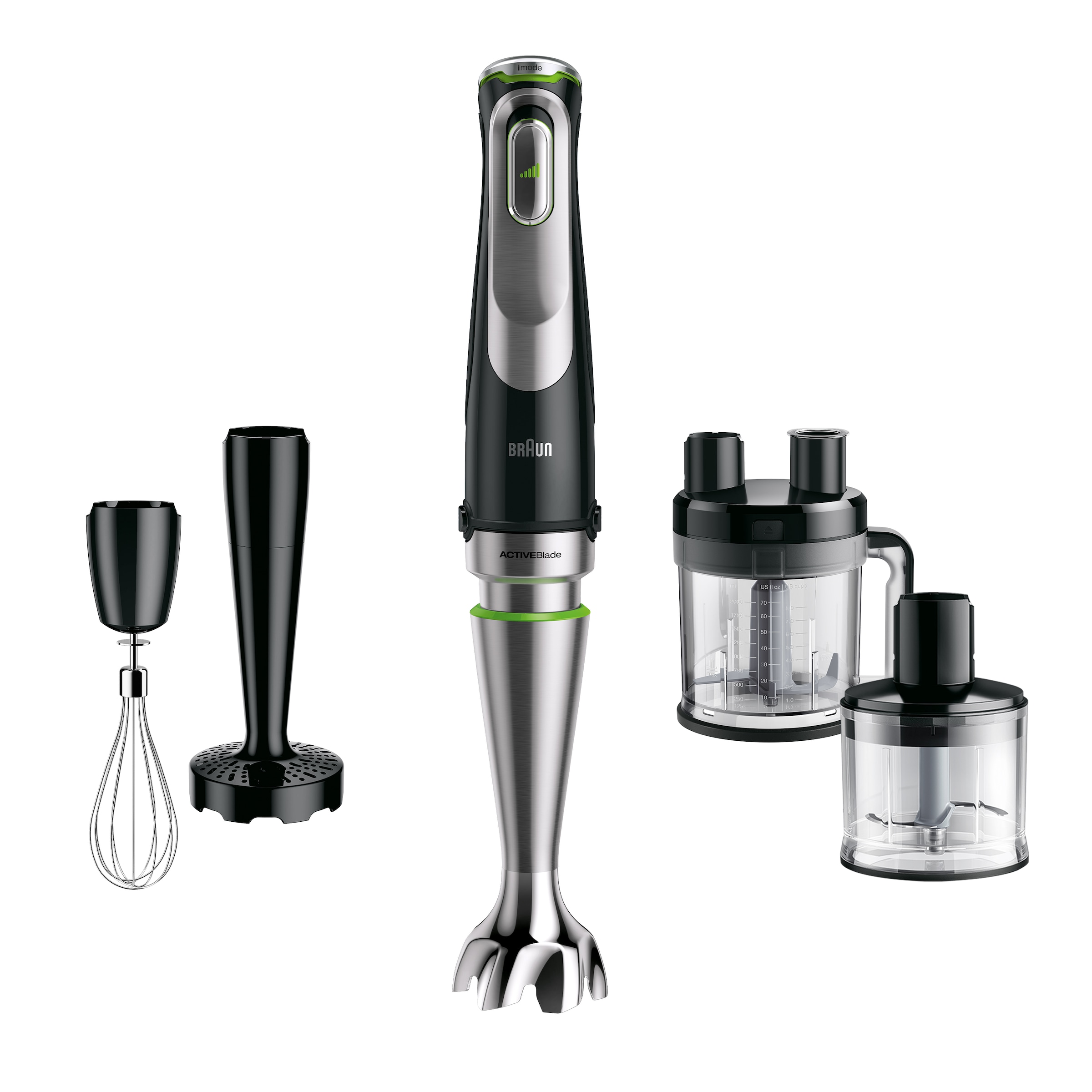 Braun Stabmixer »MultiQuick MQ 9187XLI«, 1200 W