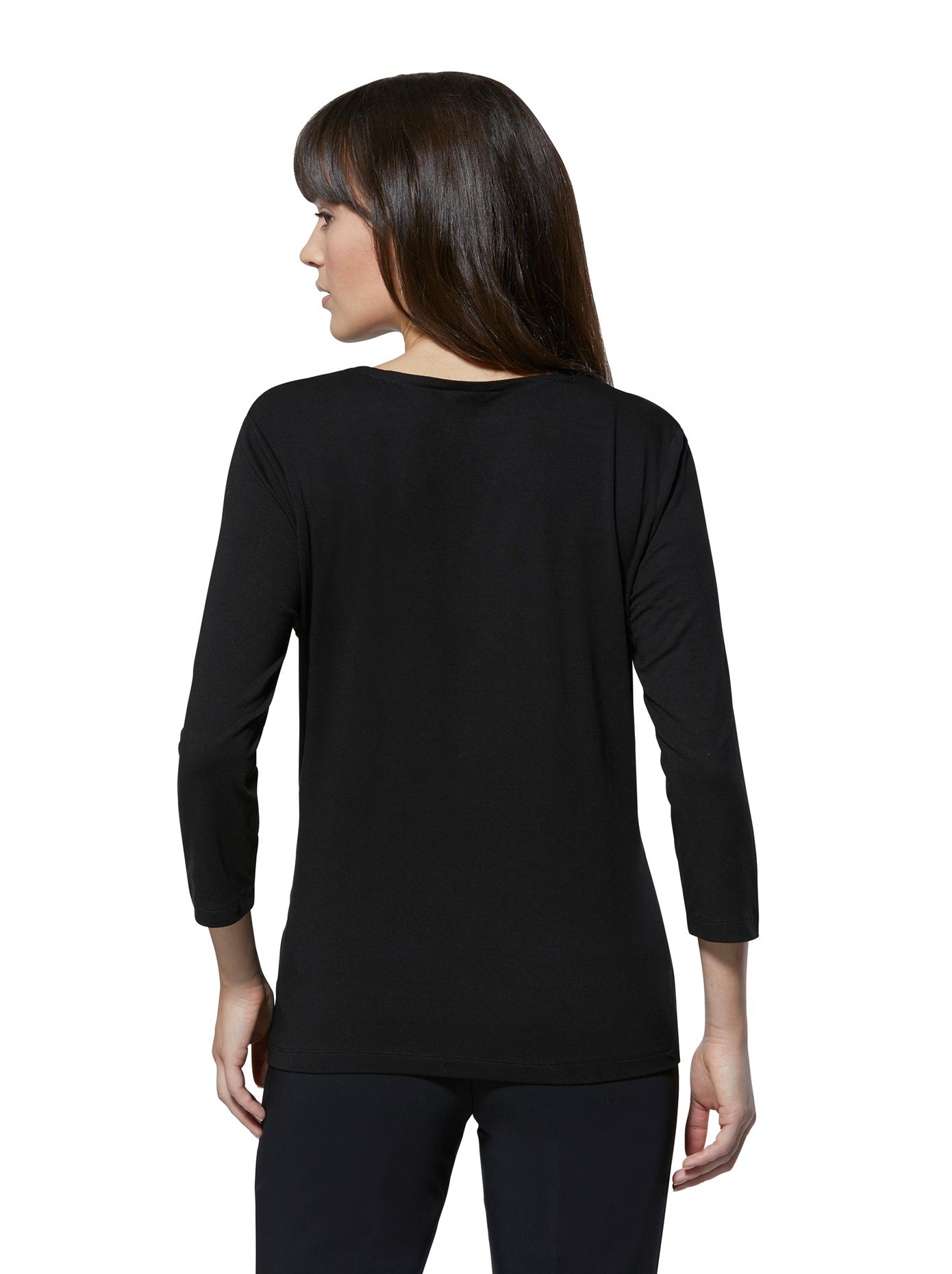 CREATION L PREMIUM Wickelshirt »Lyocell-Shirt«, (1 tlg.)