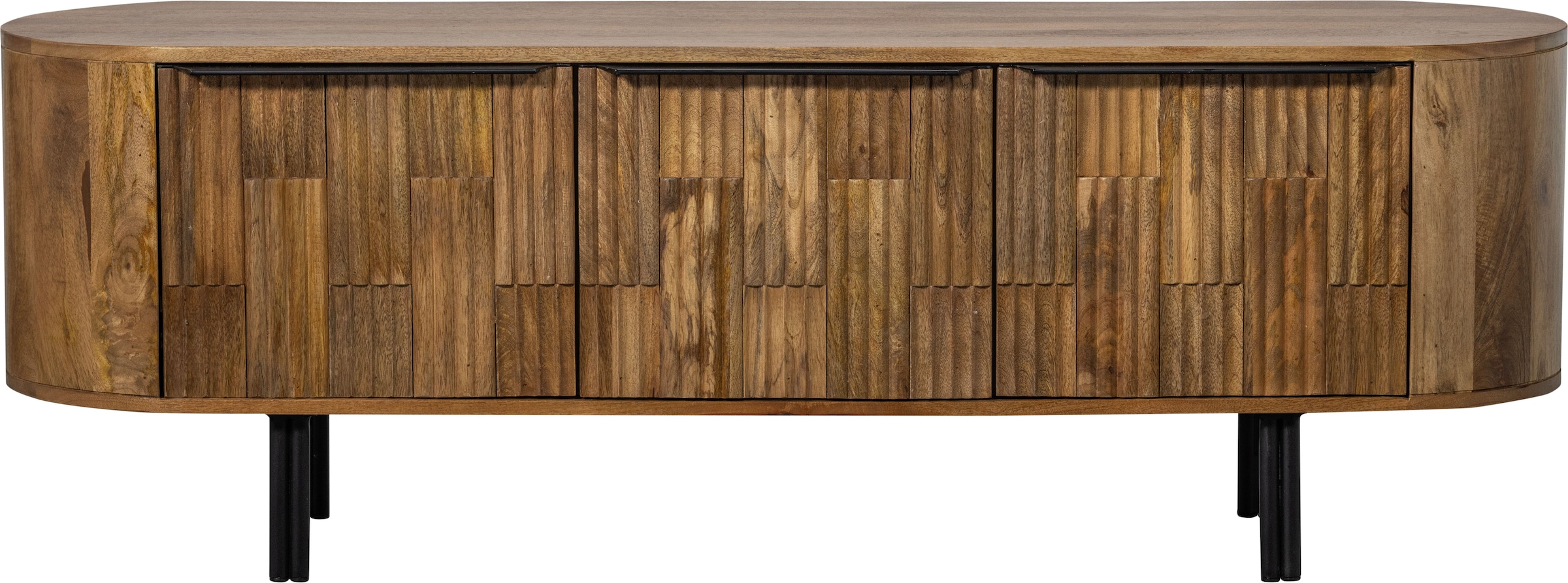 WOOOD Lowboard »Effortless TV-Kommode«, Kommode mit drei Türen und zwei Ablagefächern, H 50 cm x B 147 cm