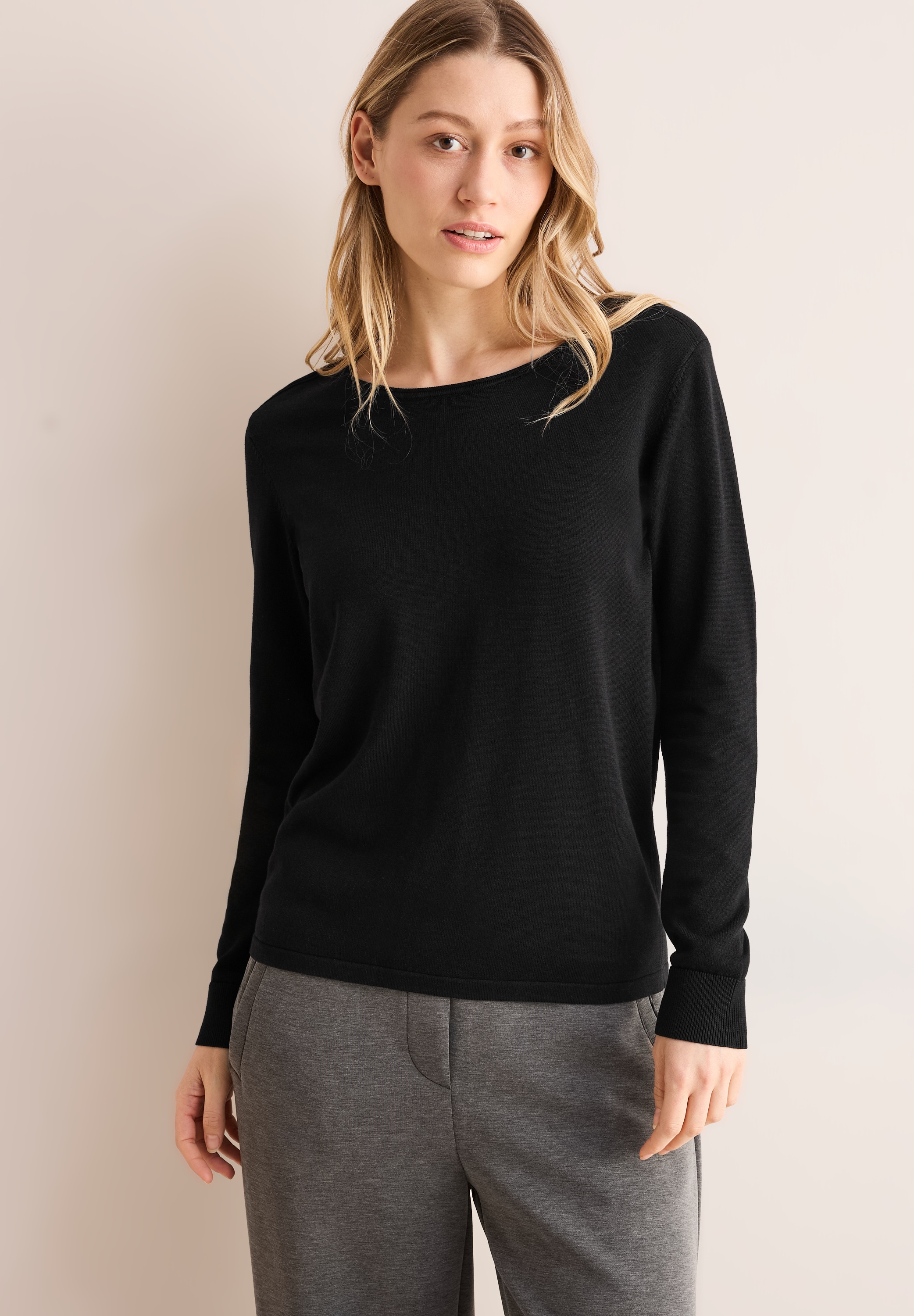 Cecil Strickpullover, im soften Baumwoll-Mix