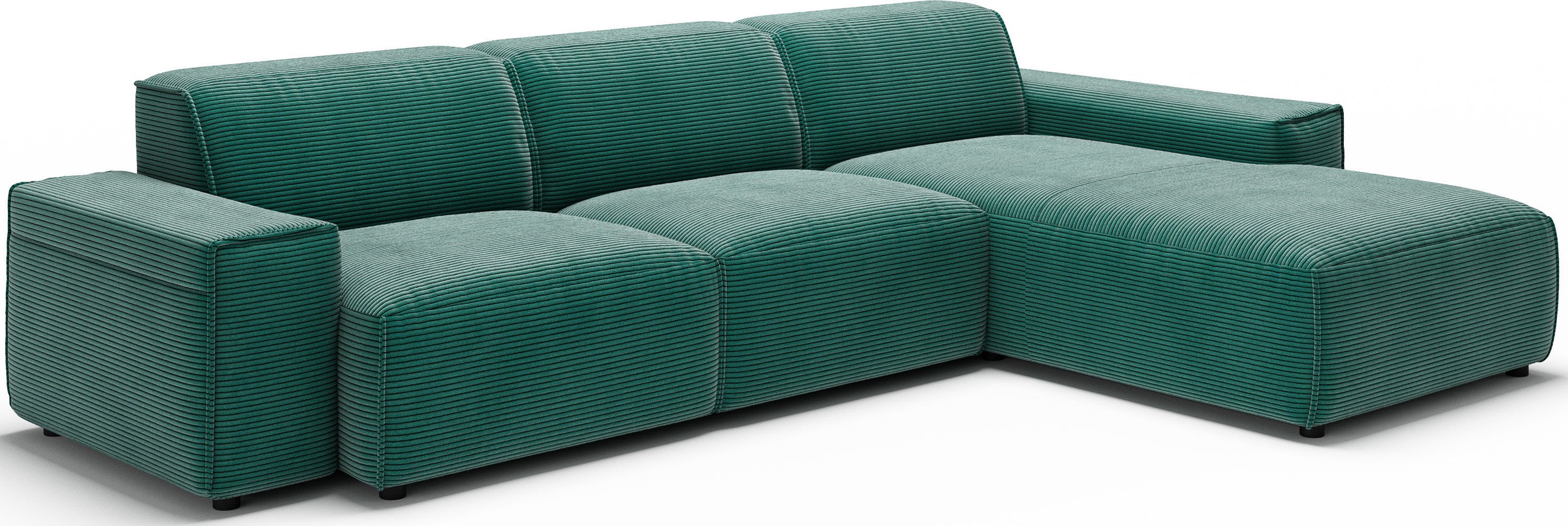 andas Ecksofa »Glimminge auch in Breitcord, Feincord, Bouclé + Easy care-Bezug«, L-Form, Breite 294, Zierkissen
