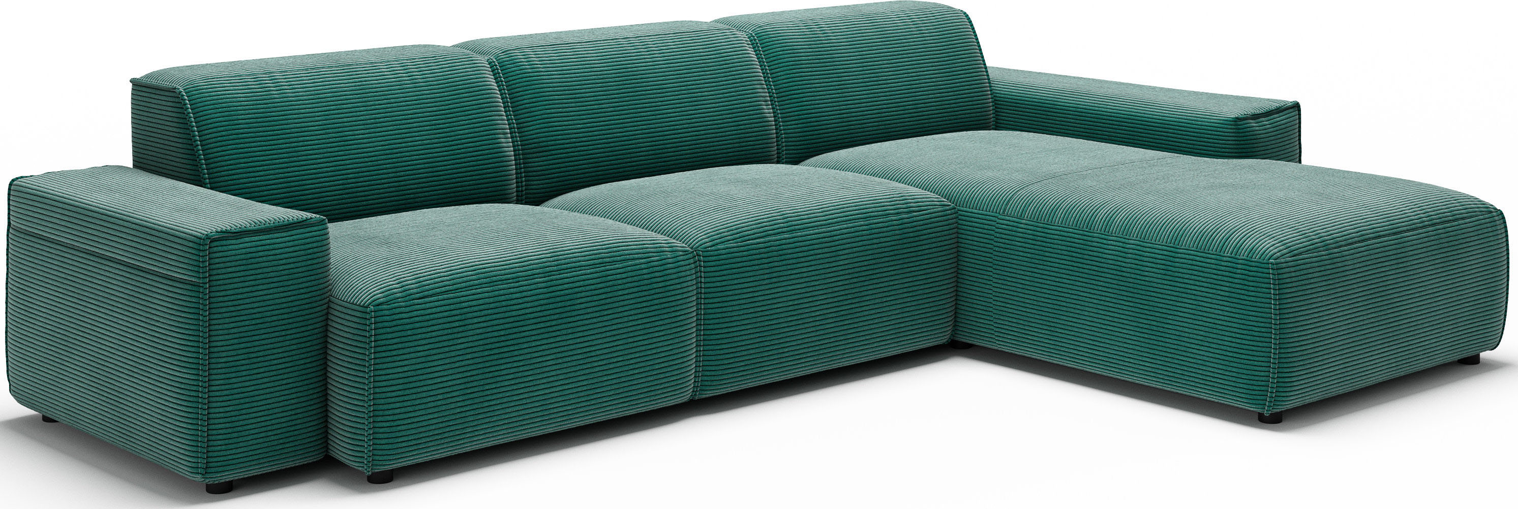 Thumbnail - andas Ecksofa "Glimminge auch in Breitcord, Feincord, Bouclé + Easy care-Bezug" L-Form, Breite 294, Zierkissen