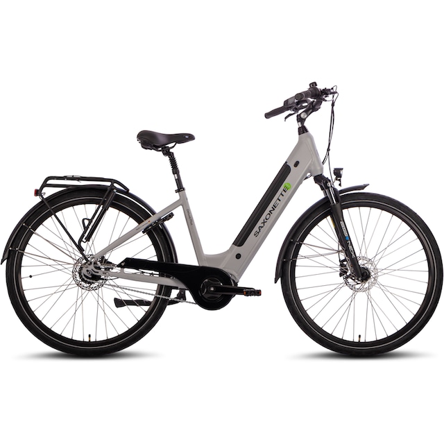 SAXONETTE E-Bike »SAXONETTE Deluxe Plus«, 7 Gang, Shimano, Nexus,  Mittelmotor 250 W auf Rechnung online bestellen | BAUR