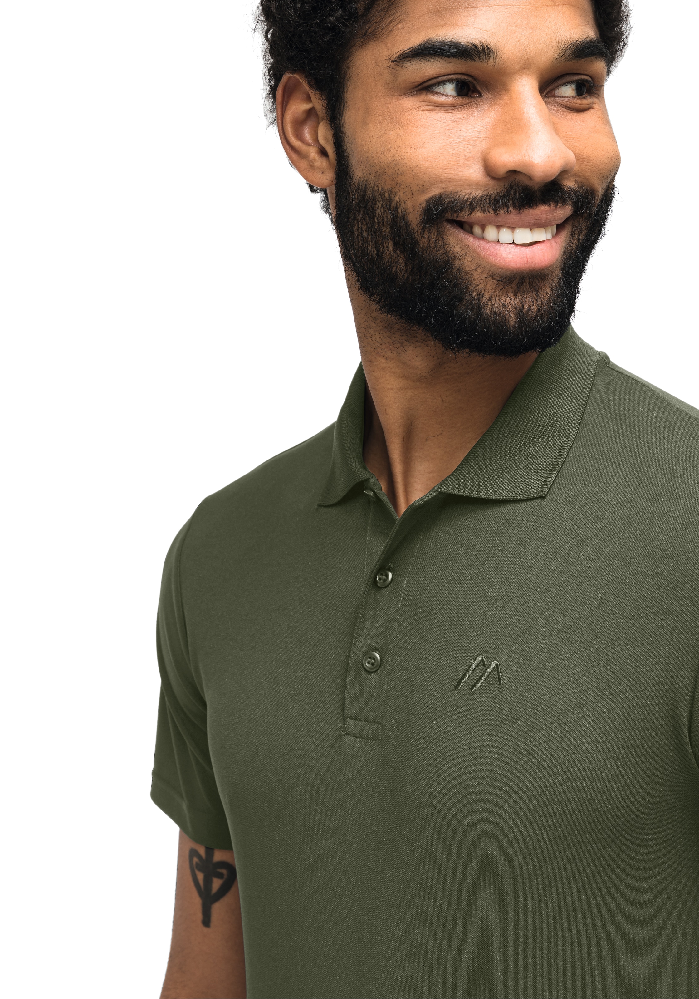 Maier Sports Funktionsshirt "Ulrich", Herren Poloshirt, kurzarm Freizeit-Sh günstig online kaufen