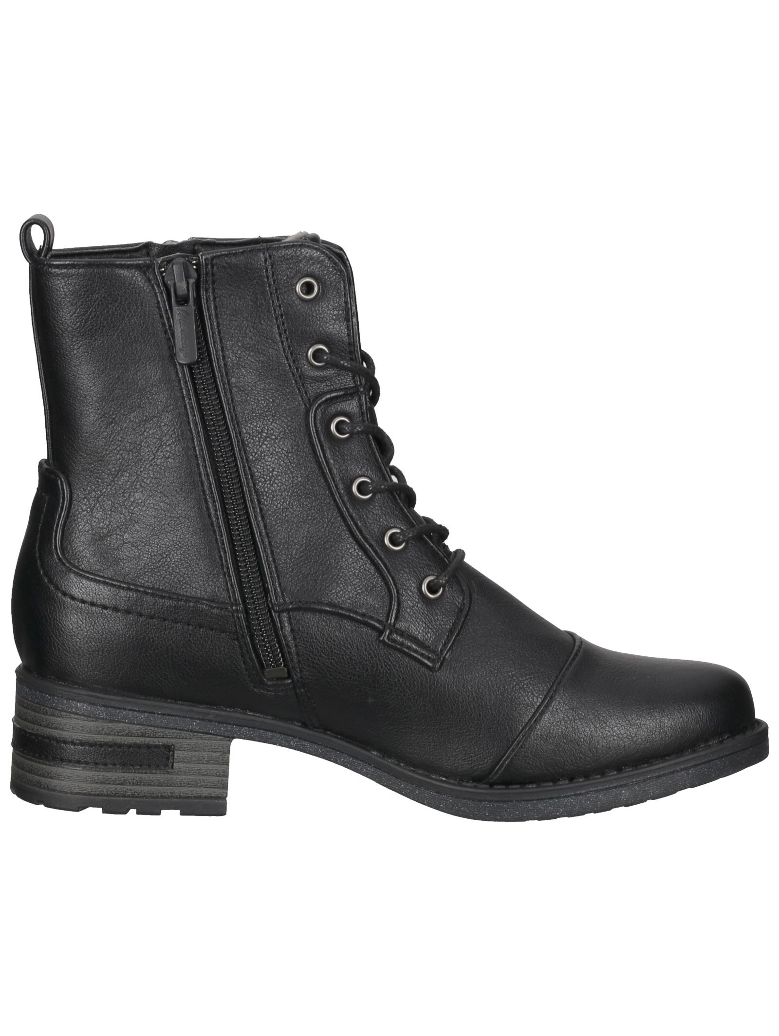 Mustang Shoes Schnürstiefelette »Mustang Shoes Stiefelette Lederimitat«
