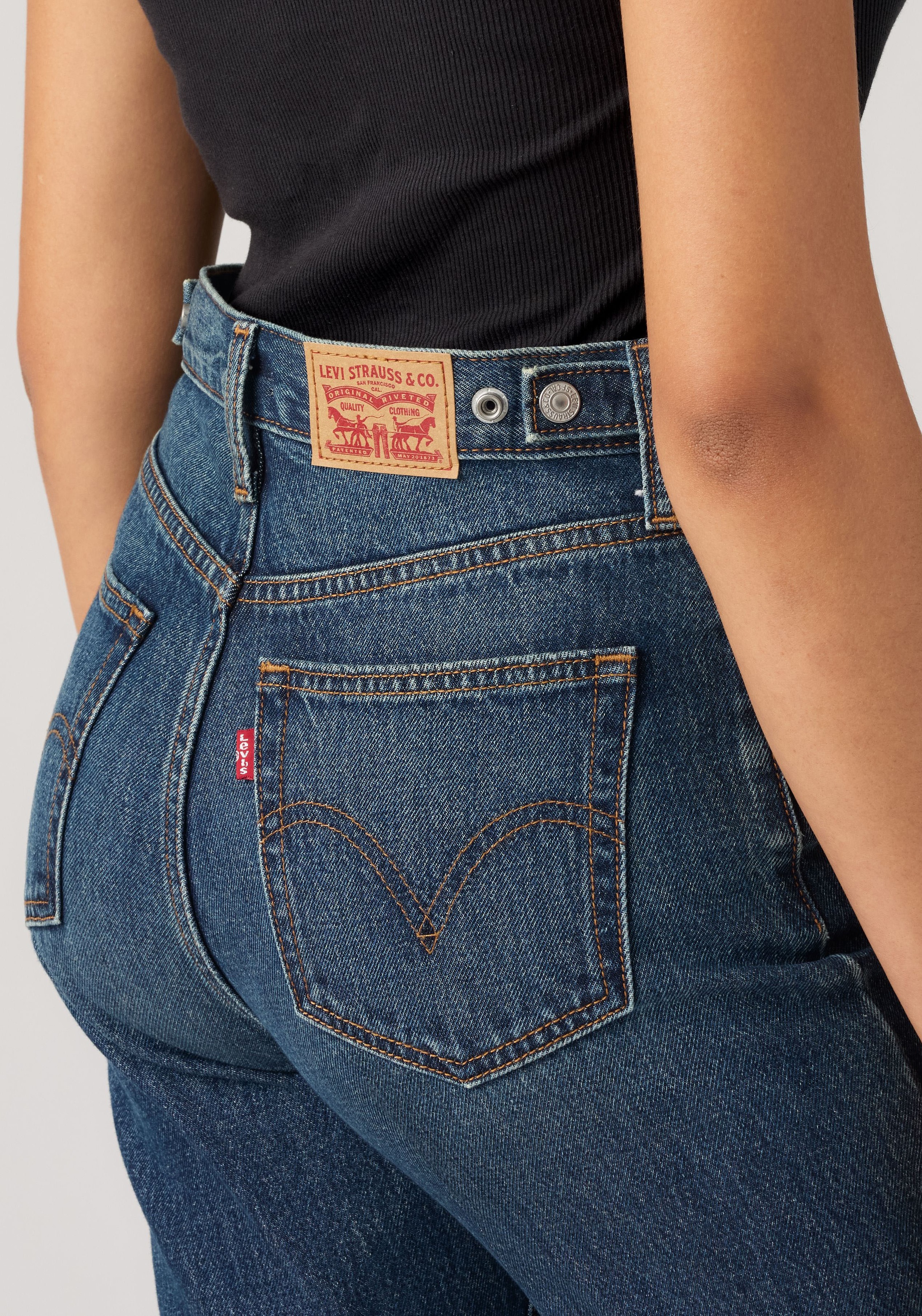 Levi's® Weite Jeans »CINCH FLARE« Hohe Leibhöhe, weite Beinform