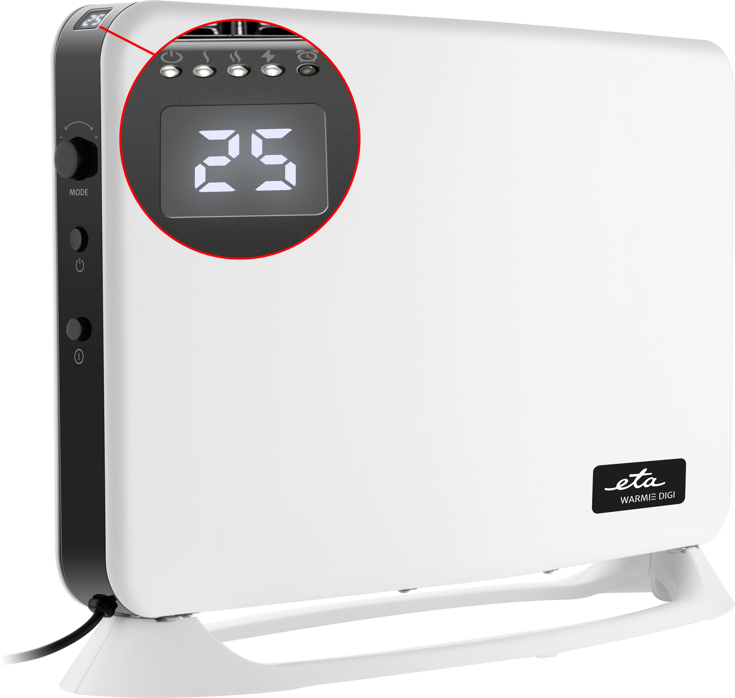 eta Konvektor »WARMIE DIGI ETA162490000«, 2000 W, LED Display, Timer, Temperatureinstellung 5-35 °C