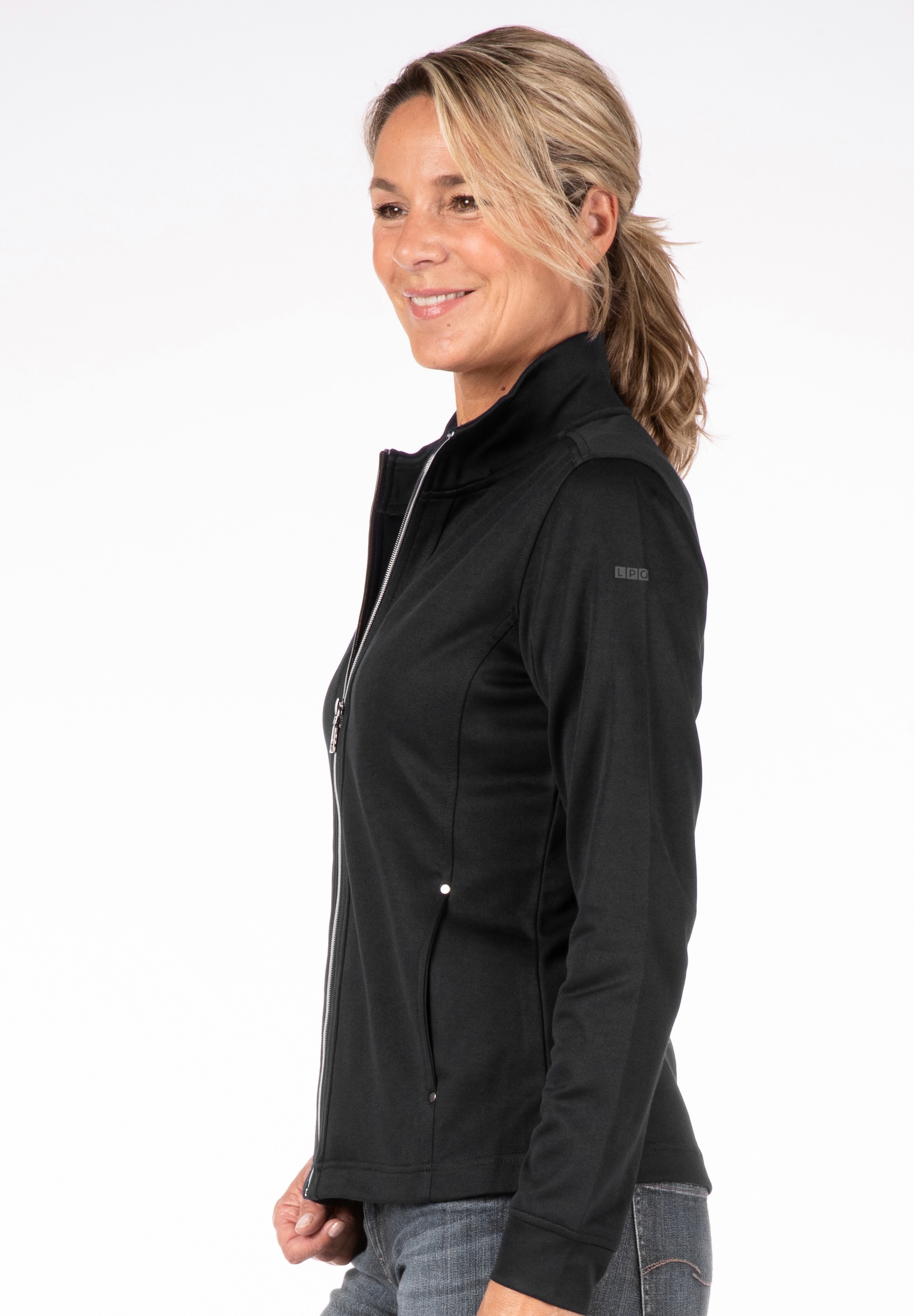 LPO Trainingsjacke »Abby III« glatt mit matter Struktur