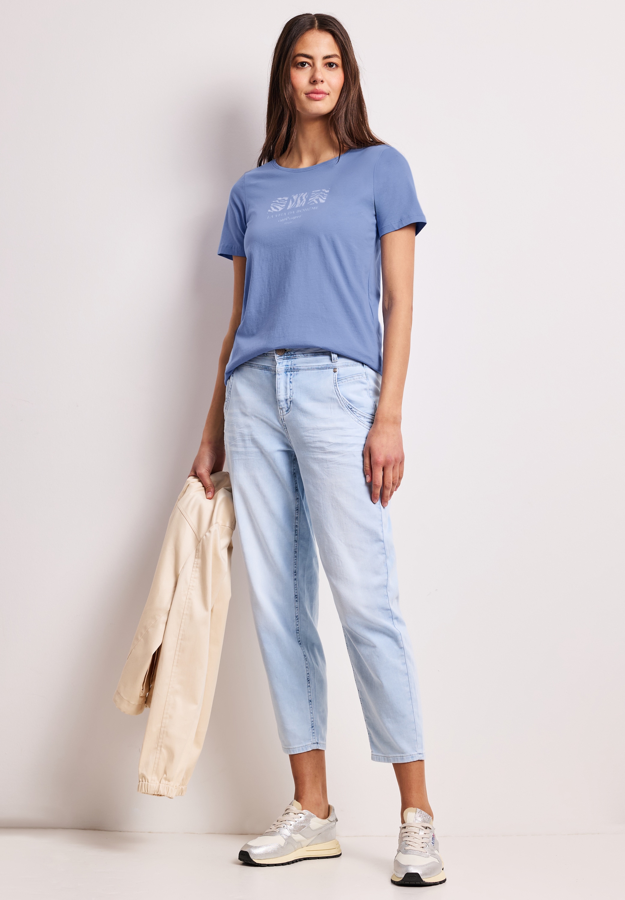 STREET ONE Print-Shirt aus reiner Baumwolle