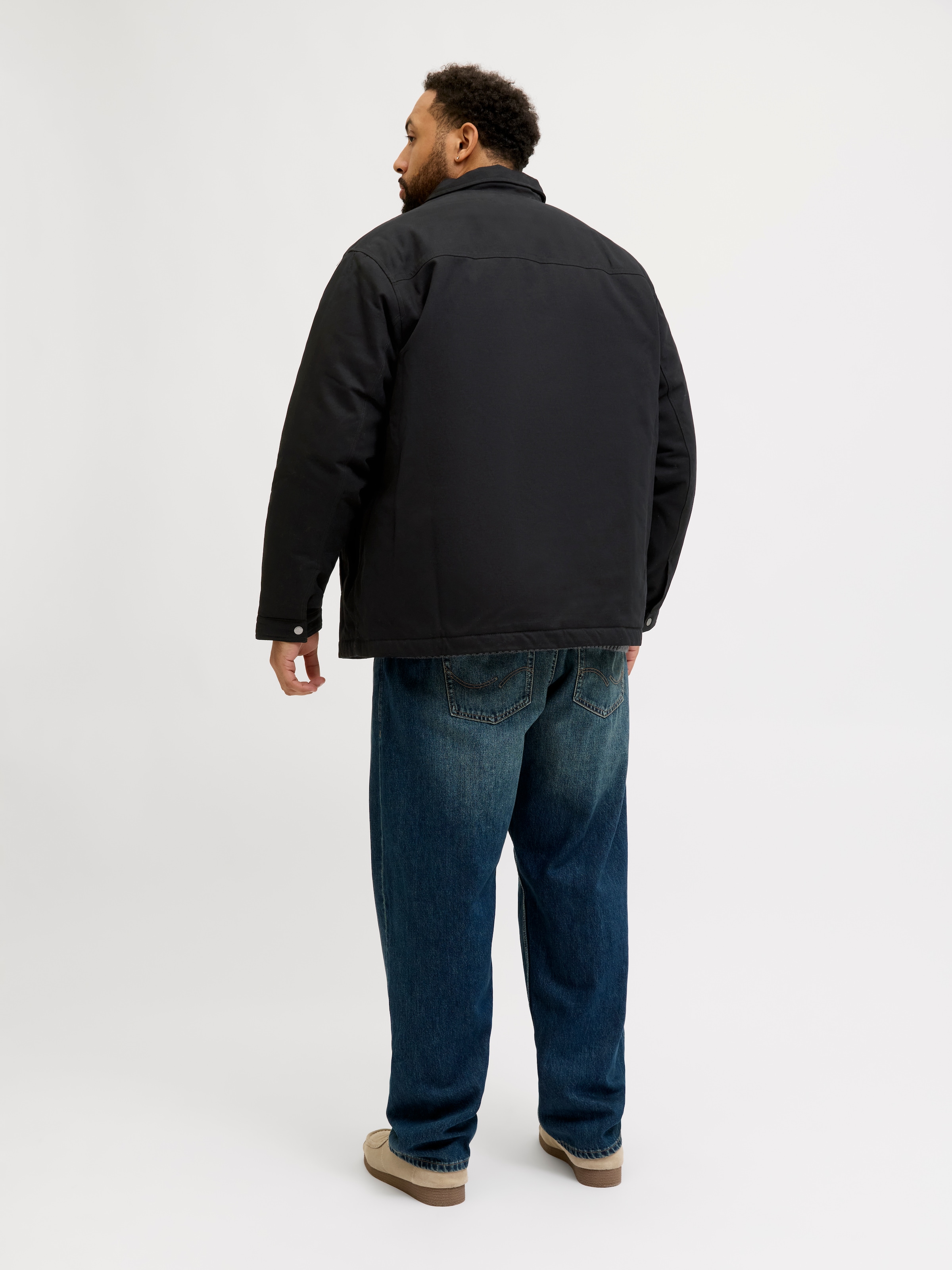 Jack & Jones PlusSize Outdoorjacke »JJEDOVER WORKER JACKET SN PLS« ohne Kapuze