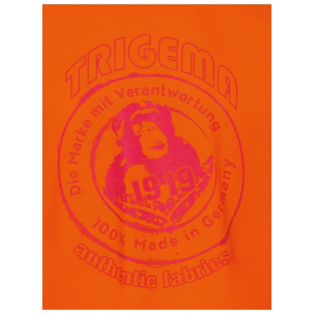 Trigema T-Shirt »TRIGEMA T-Shirt mit großem Printmotiv "TRIGEMA 1919"«, (1 tlg.)