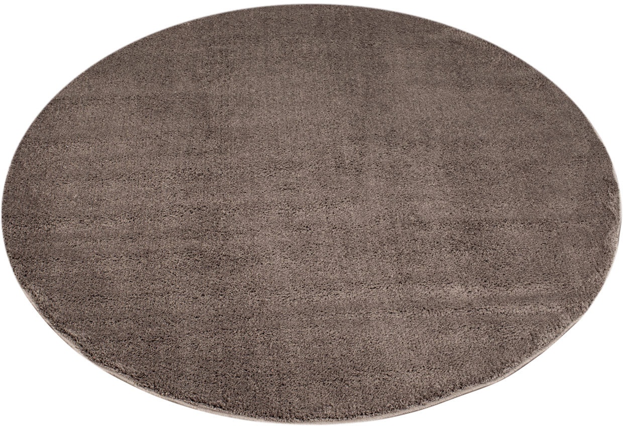 Carpet City Teppich "Softshine 2236" rund 14 mm Höhe besonders weich, Uni F günstig online kaufen