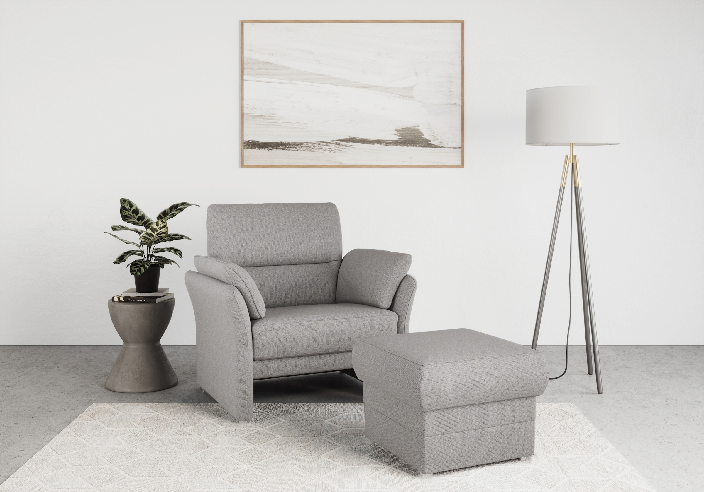 DOMO collection Sessel »Pina Cocktailsessel«, Passender Sessel zur Serie, mit Federkern