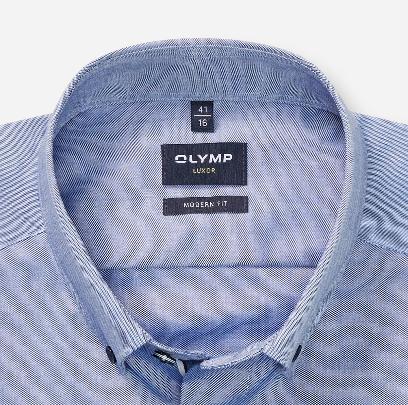 OLYMP Langarmhemd »Luxor«, modern fit, Businesshemd, Button-down-Kragen