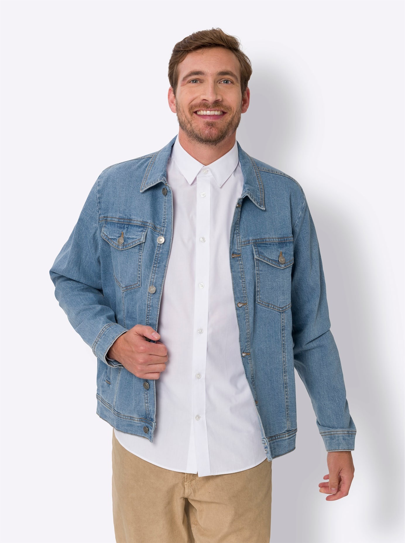 Classic Jeansjacke, ohne Kapuze