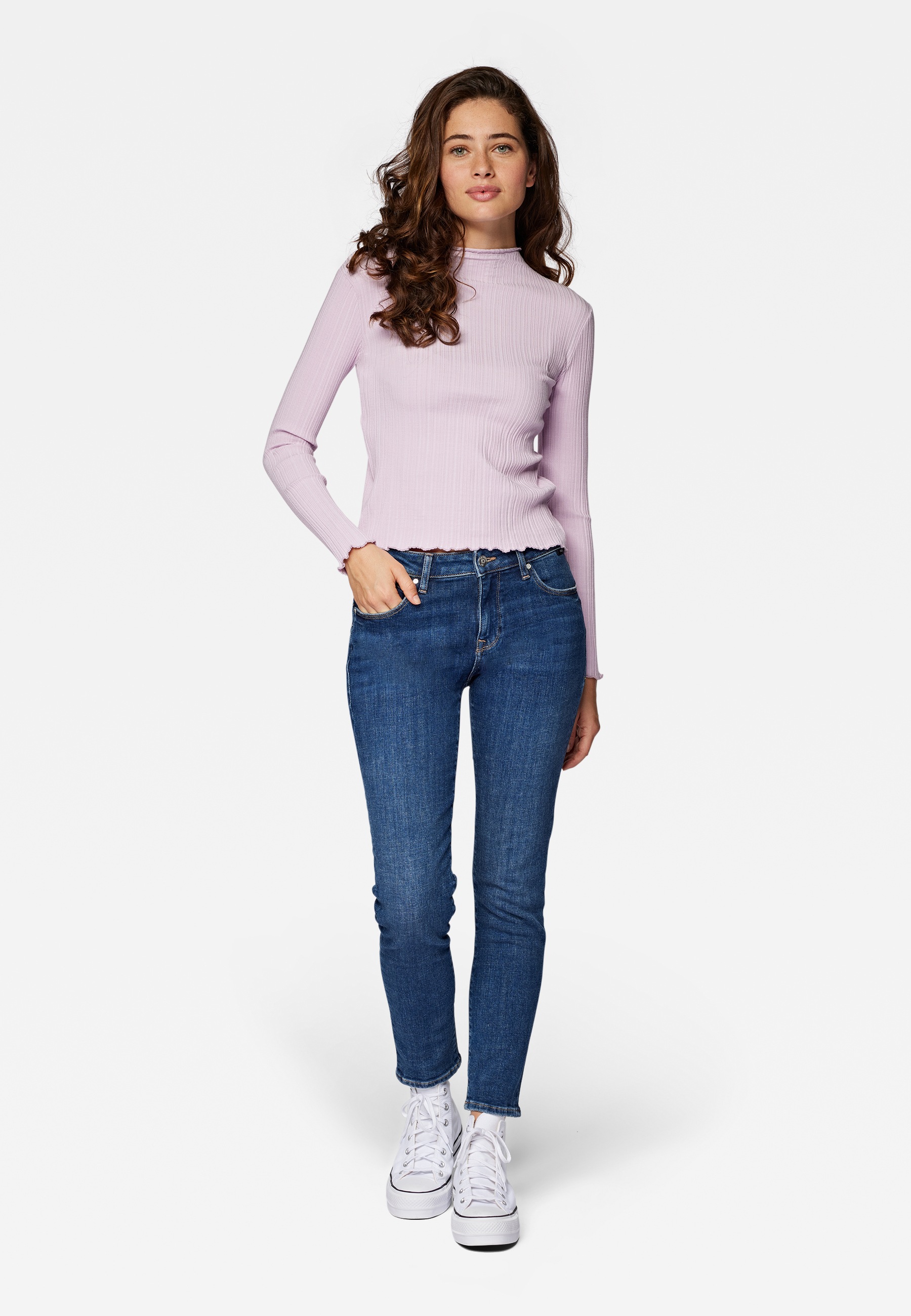 Mavi Longpullover »LONG SLEEVE TOP« Langarm Top
