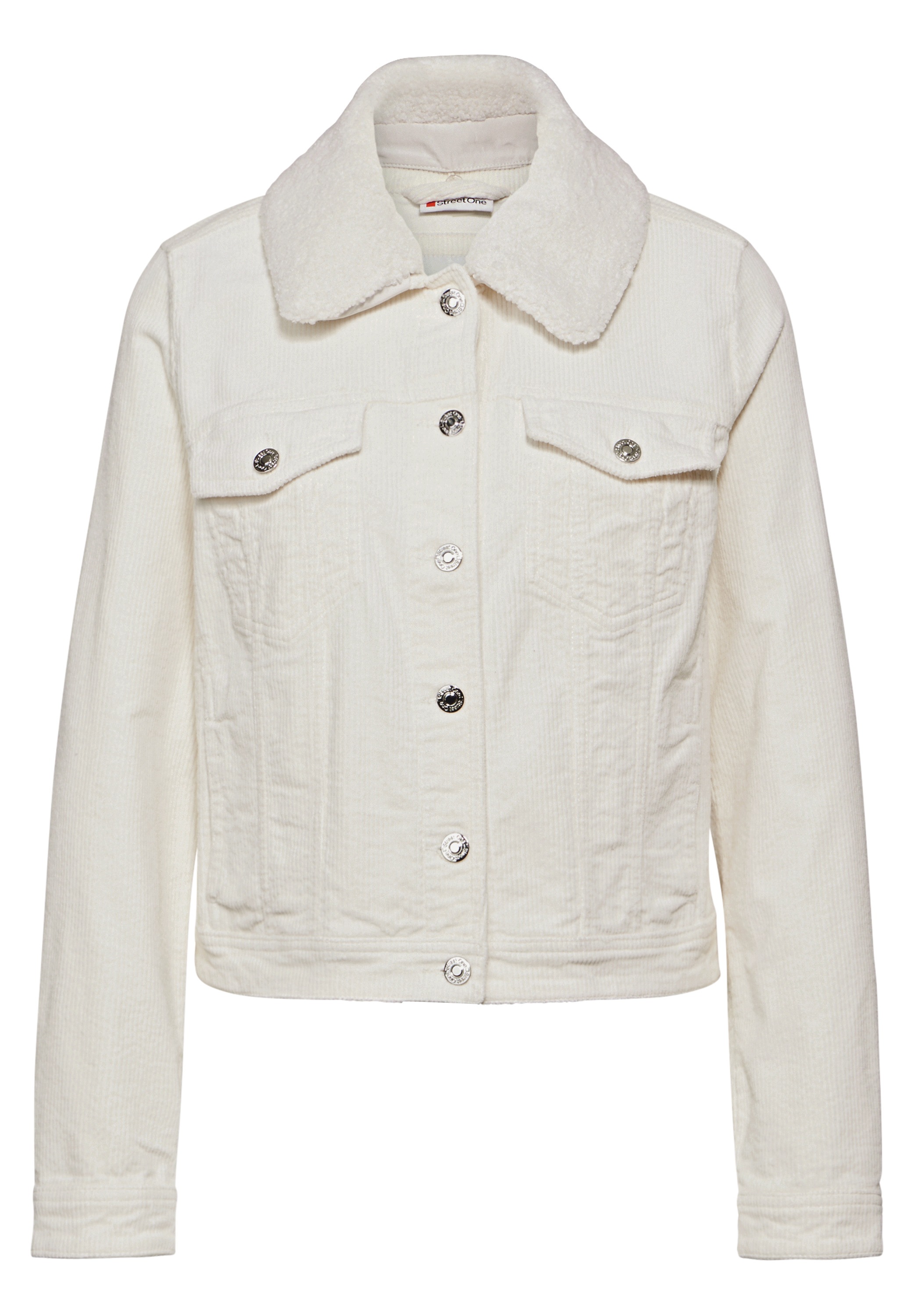 STREET ONE Cordjacke, ohne Kapuze, mit Brusttaschen