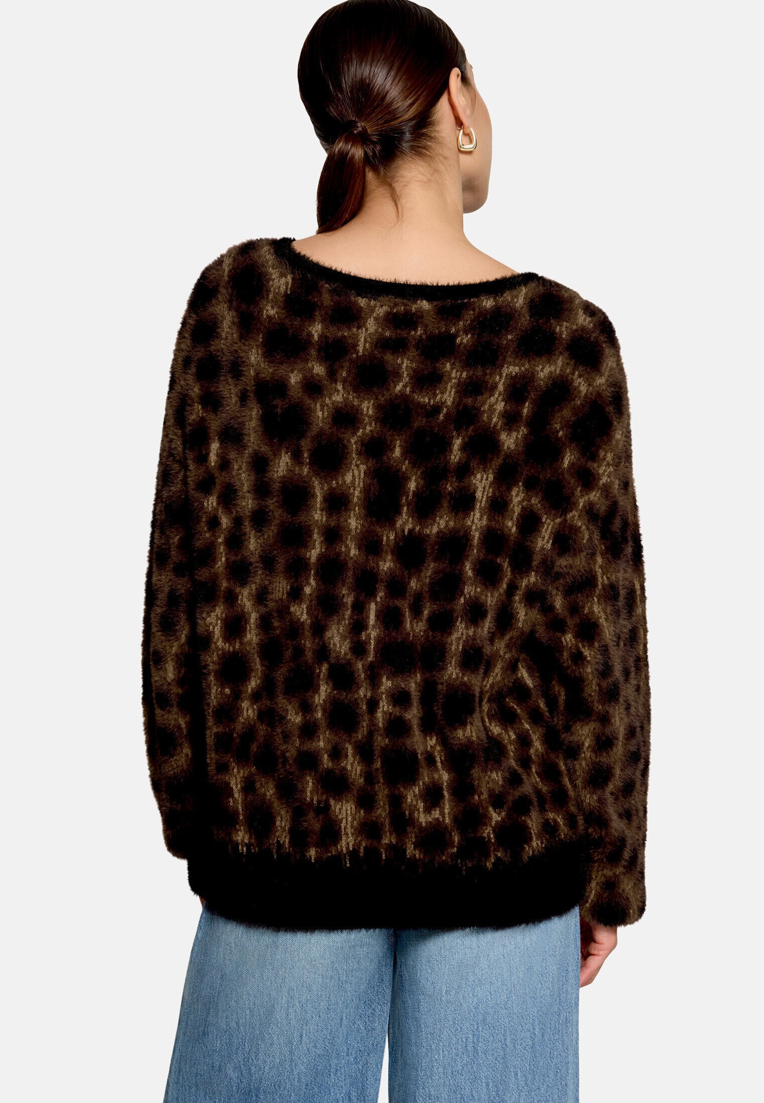 Zero Strickpullover »Damen mit Jacquard« 1 Material