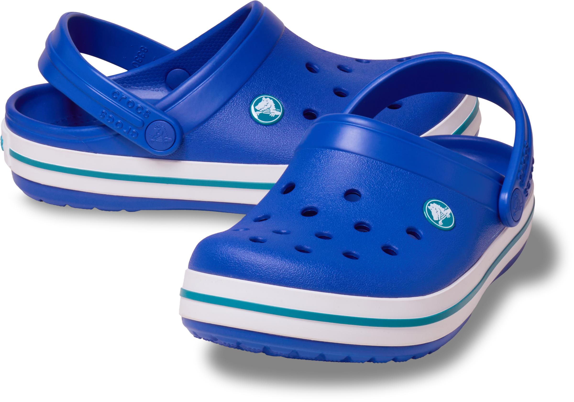 Crocs Clog »Crocband Clog K«  Sommerschuh, Schlappen, Hausschuh, Badeschuh mit Kontrast-Akzenten