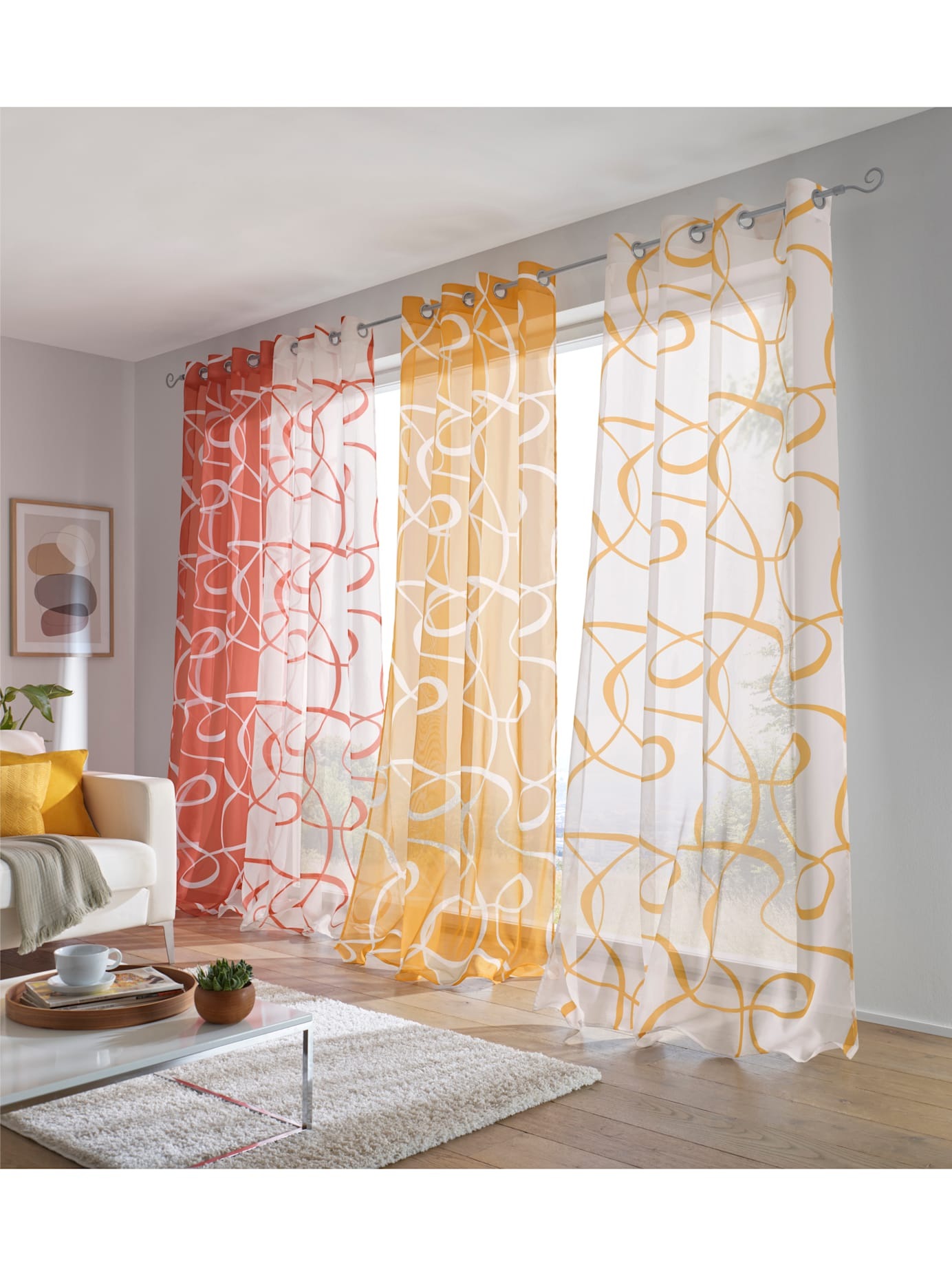 heine home Gardine Multifunktionsband 2 Stk. tlg. günstig online kaufen