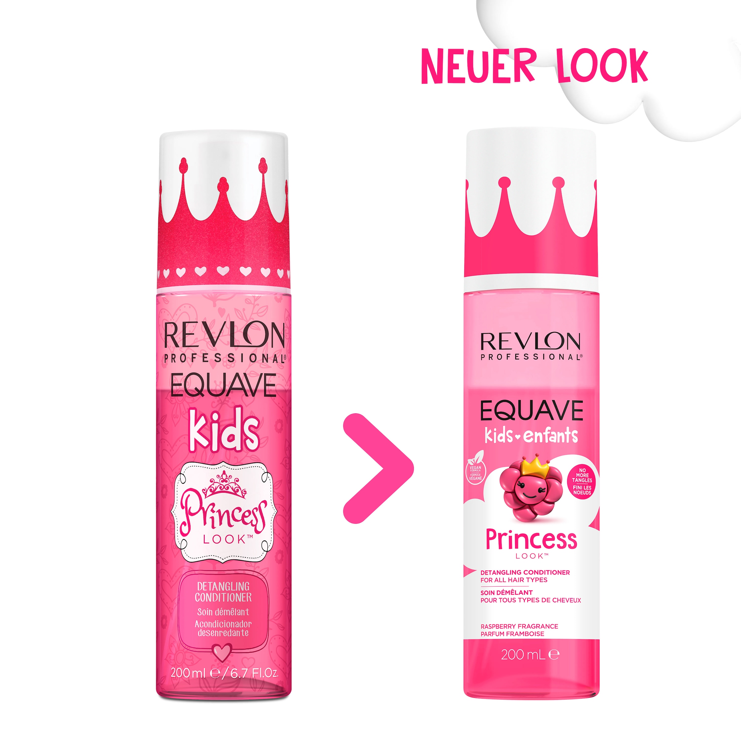 REVLON PROFESSIONAL Haarspülung »EQUAVE PRINCESS LOOK DETANGLING CONDITIONER« Blumiger Duft, frei von Parabenen, Farbstoffen und Allergenen.