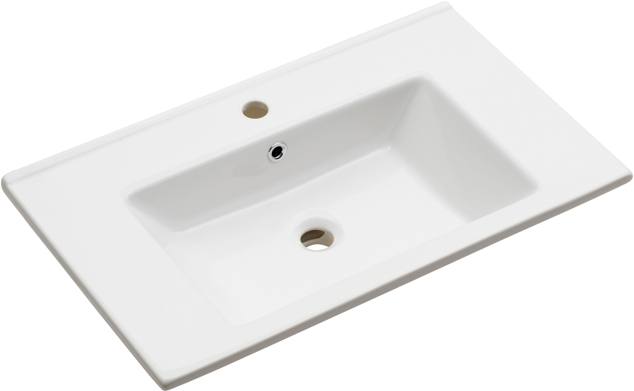 Saphir Badmöbel-Set »Quickset 945 Keramik-Waschtisch mit Unterschrank, 75 cm breit«, (1 St.), Waschplatz, 2 Türen, 1 Schublade, inkl. Türdämpfer, Waschtisch Set