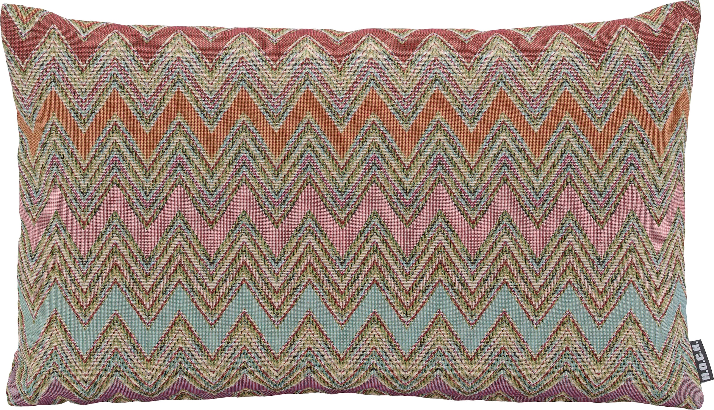 H.O.C.K. Dekokissen "Cahlil" mit Zick-Zack-Muster, Kissenhülle mit Füllung, günstig online kaufen