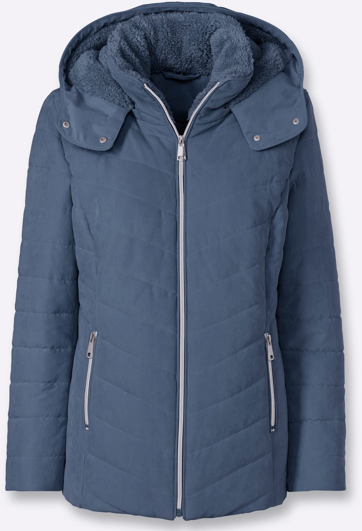Inspirationen Steppjacke mit Kapuze