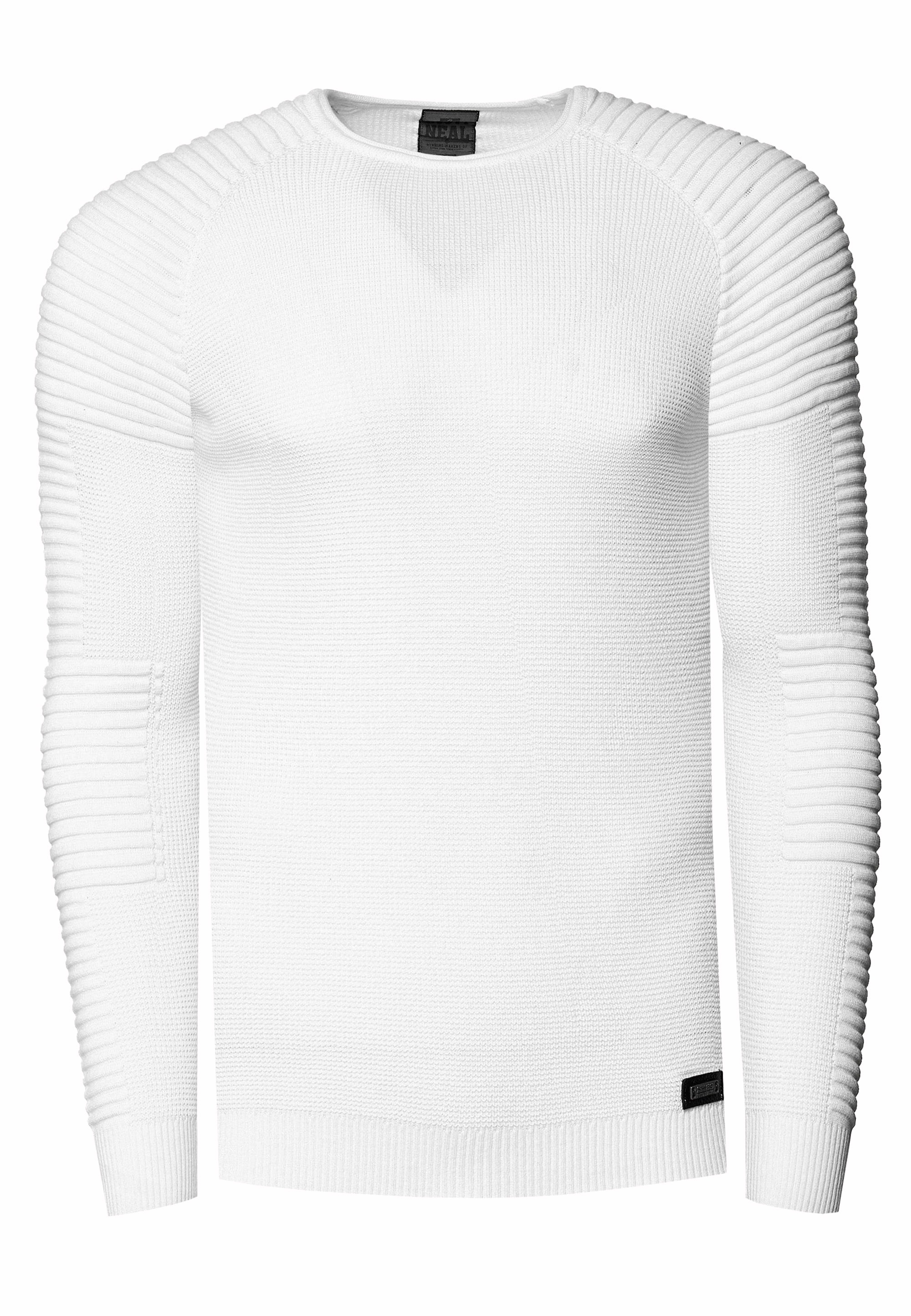 Rusty Neal Strickpullover, mit modernem Rundhalsausschnitt