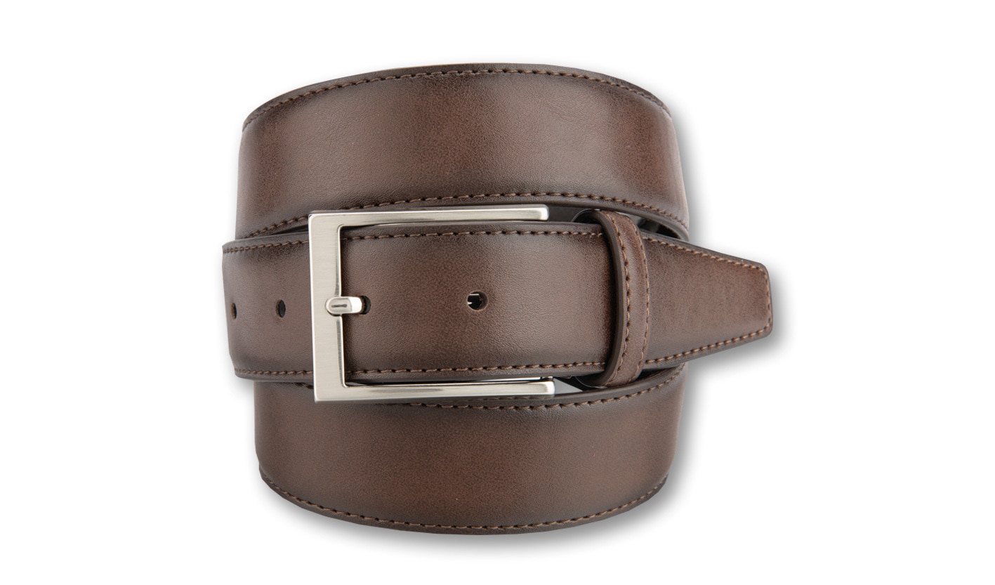 BERND GÖTZ Ledergürtel "Ledergürtel mit getönten Kanten und abgenäht" günstig online kaufen