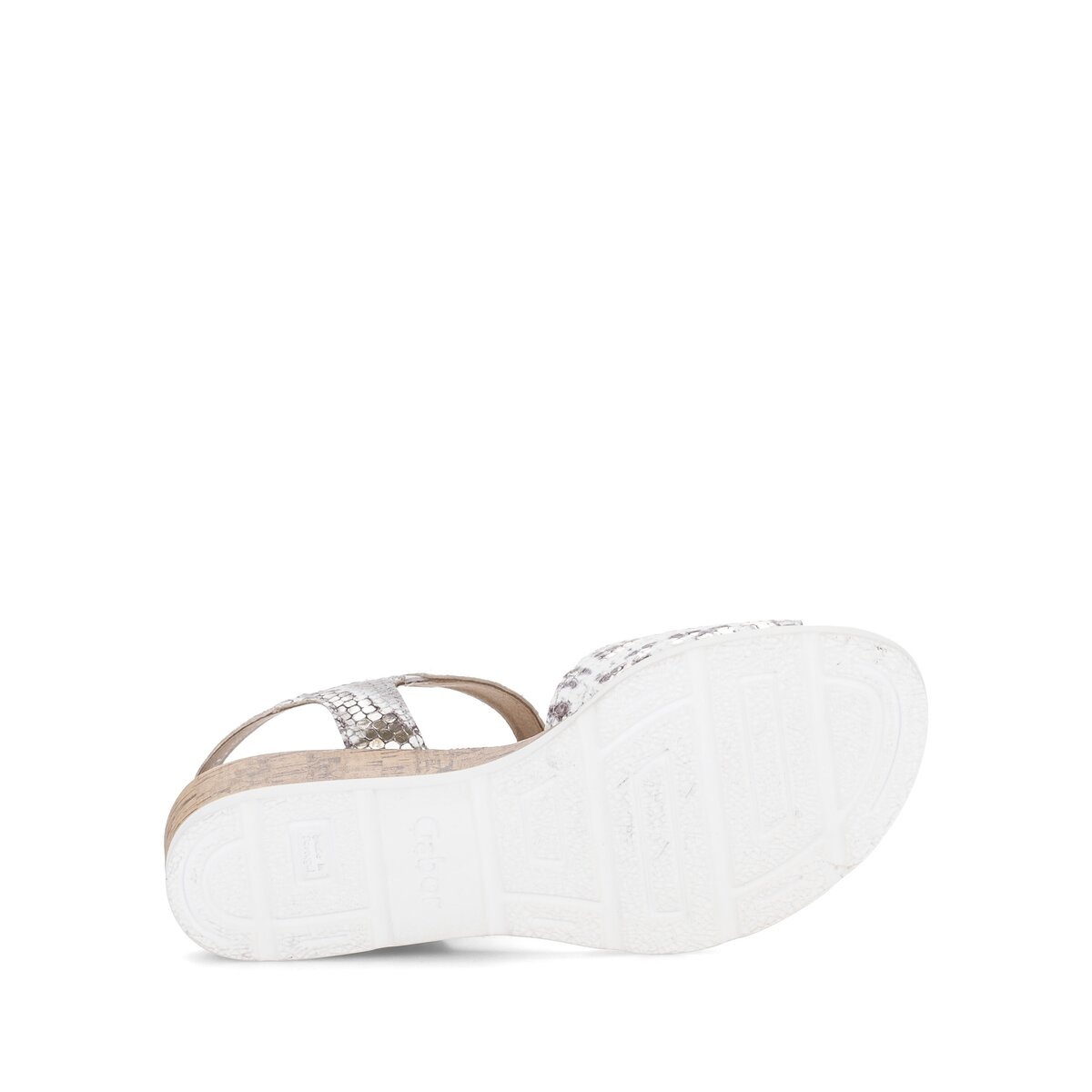 Keilsandalette GABOR "Keilsandalette", Damen, Gr. 42, grün, Schuhe 6