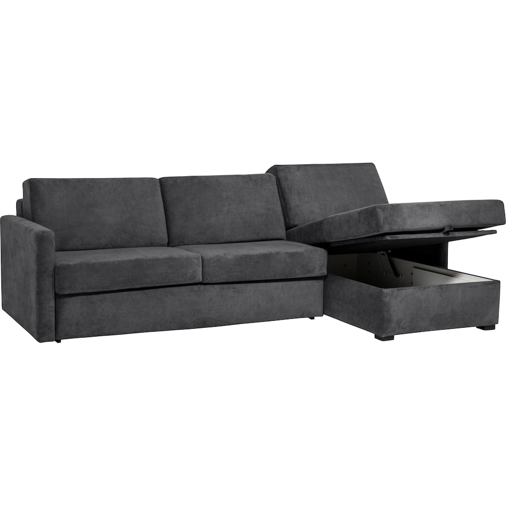 Places of Style Schlafsofa »GOLDPOINT Ecksofa 264 cm, Liegefläche (140/200cm), L-Form,«