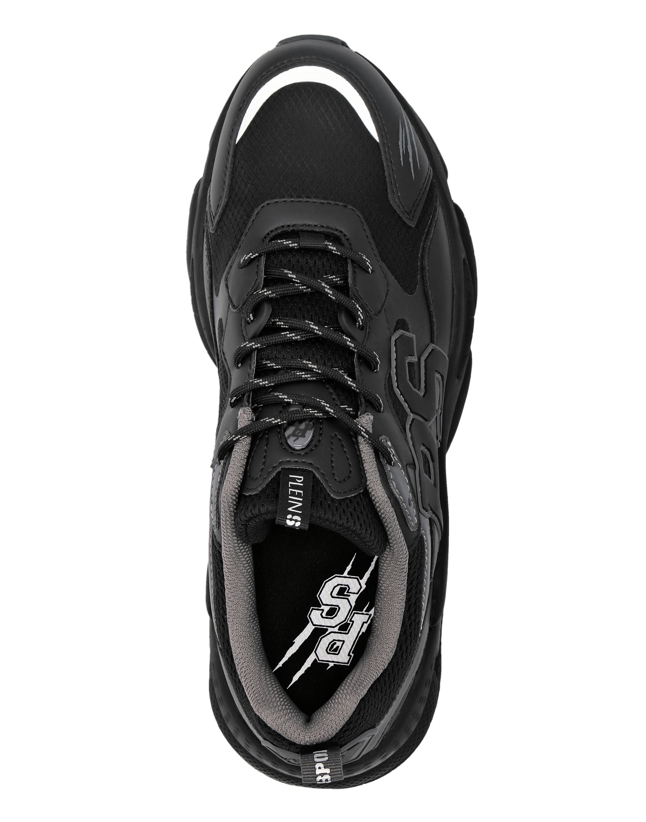 Sneaker PLEIN SPORT "Sneaker", Damen, Gr. 36, Normalschaft, schwarz (0202, schwarz, schwarz), Schuhe Sneaker 8